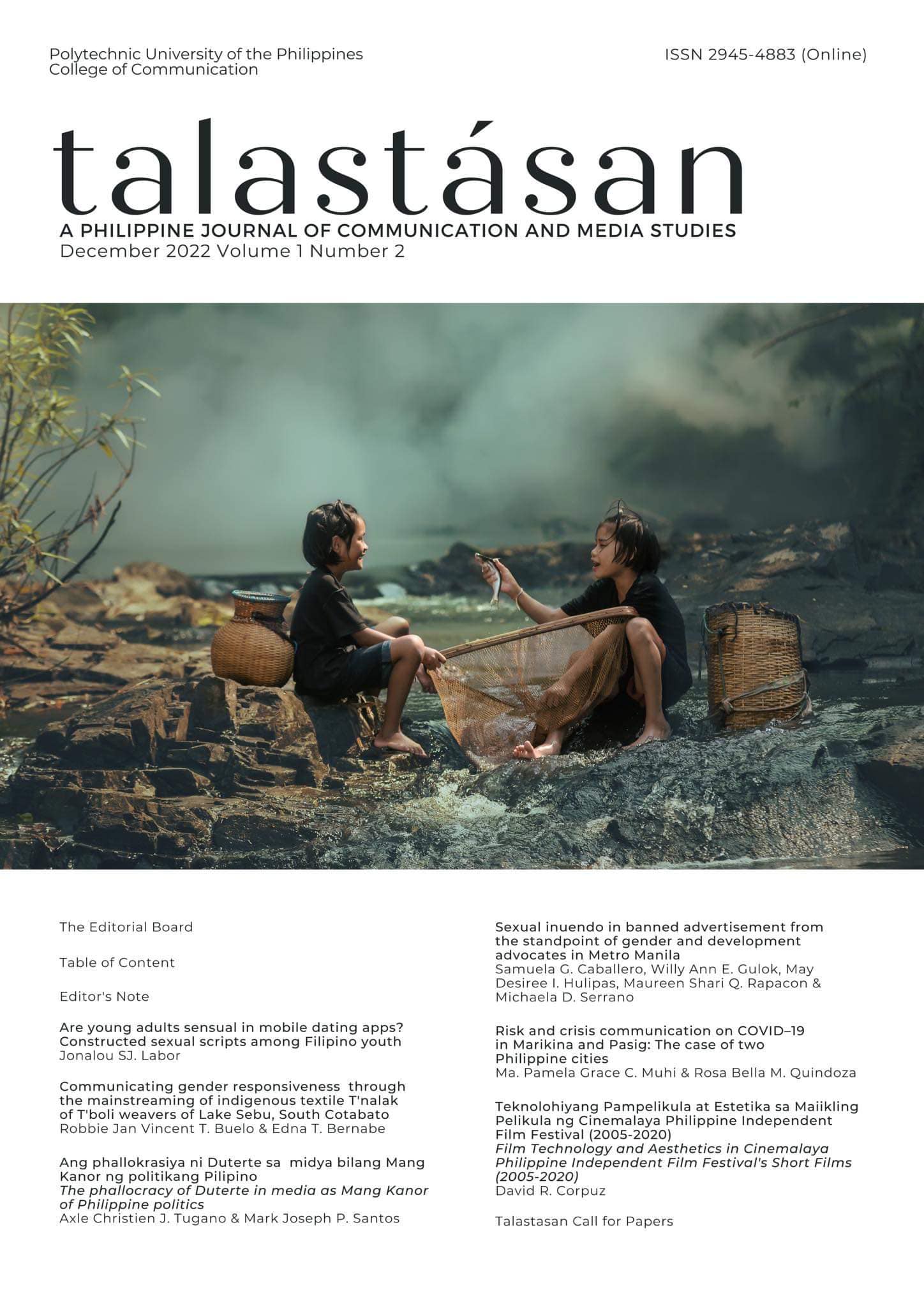 George - Talastásan: A Philippine Journal of Communication and Media ...
