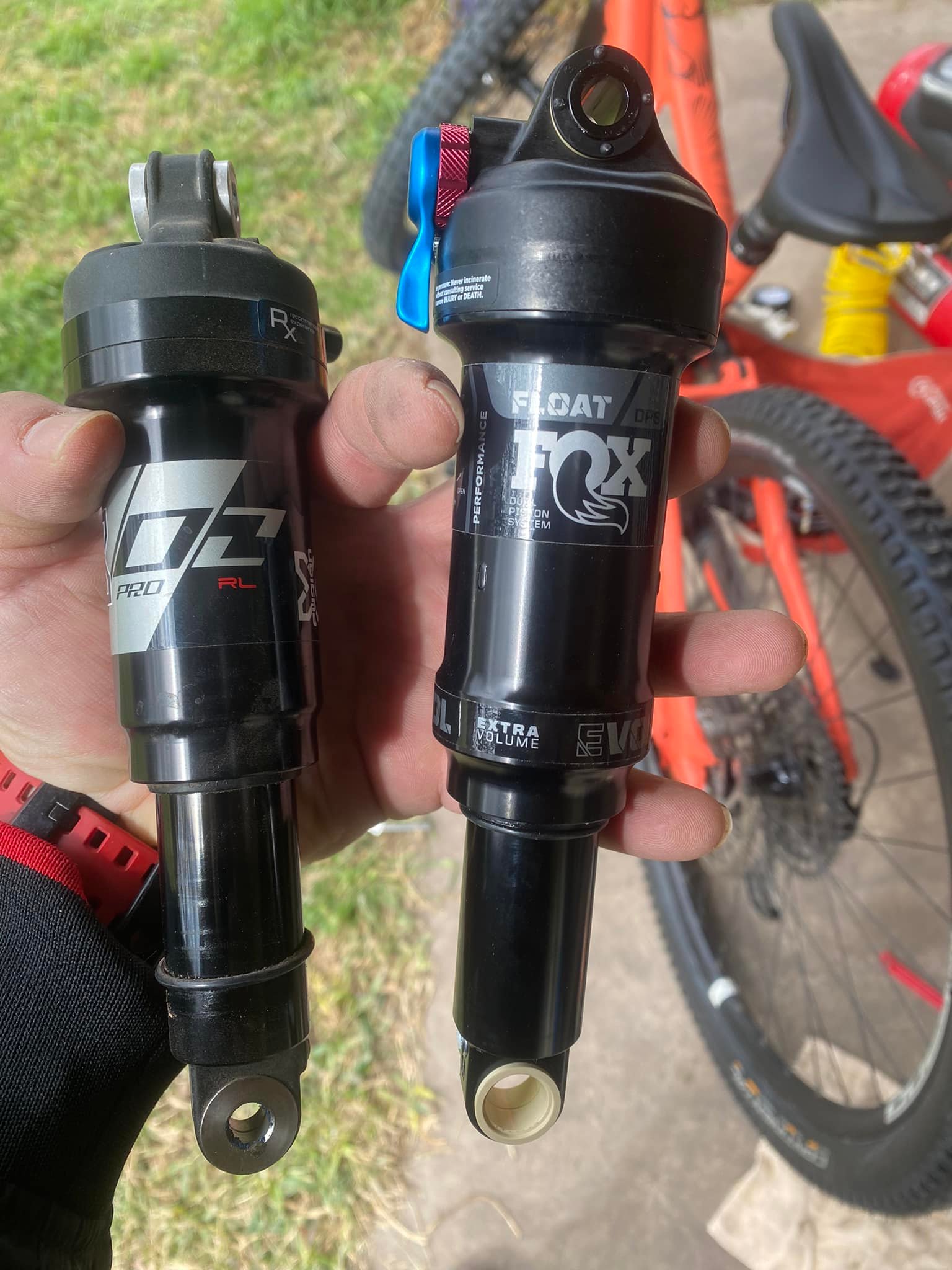 How to install different hardware on a Fox DPS shock for a 29