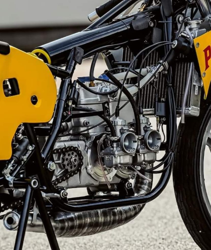 What is Perti motorcycle company's 2 stroke engine innovation?