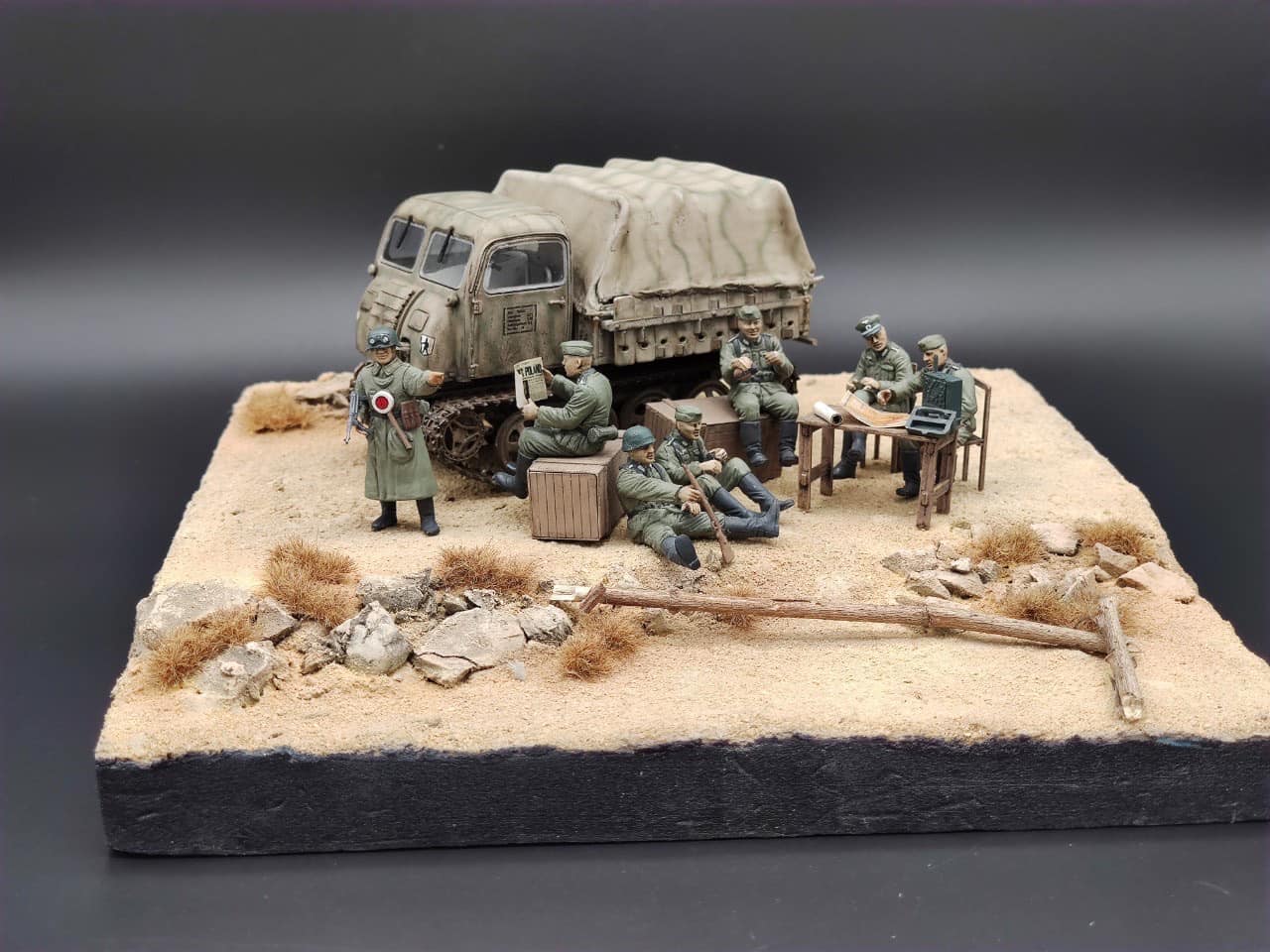 Italeri 510006549 1:35 Steyr RSO/01 w/Germ.Soldiers Plus Access, Fahrzeug