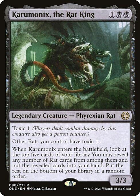 commander rat deck mtg Rats - Karumonix, the King - EDH Rats Tribal Ready to play Recommodation for a Rat commander