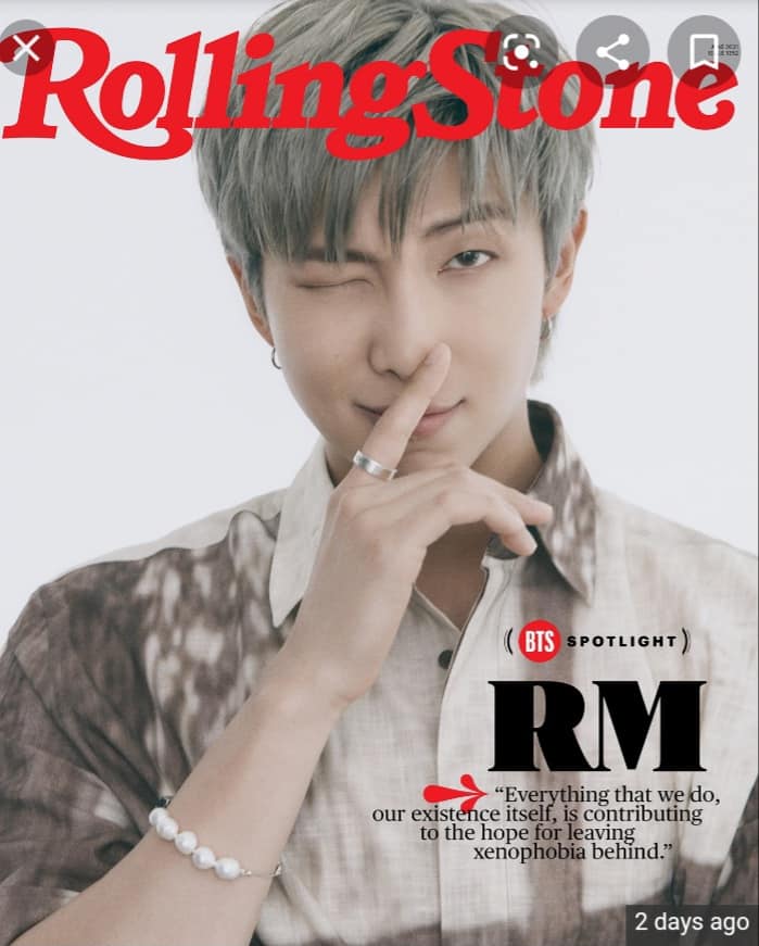 Jimin for Rolling Stone ✨️ Read the full interview and pre-order