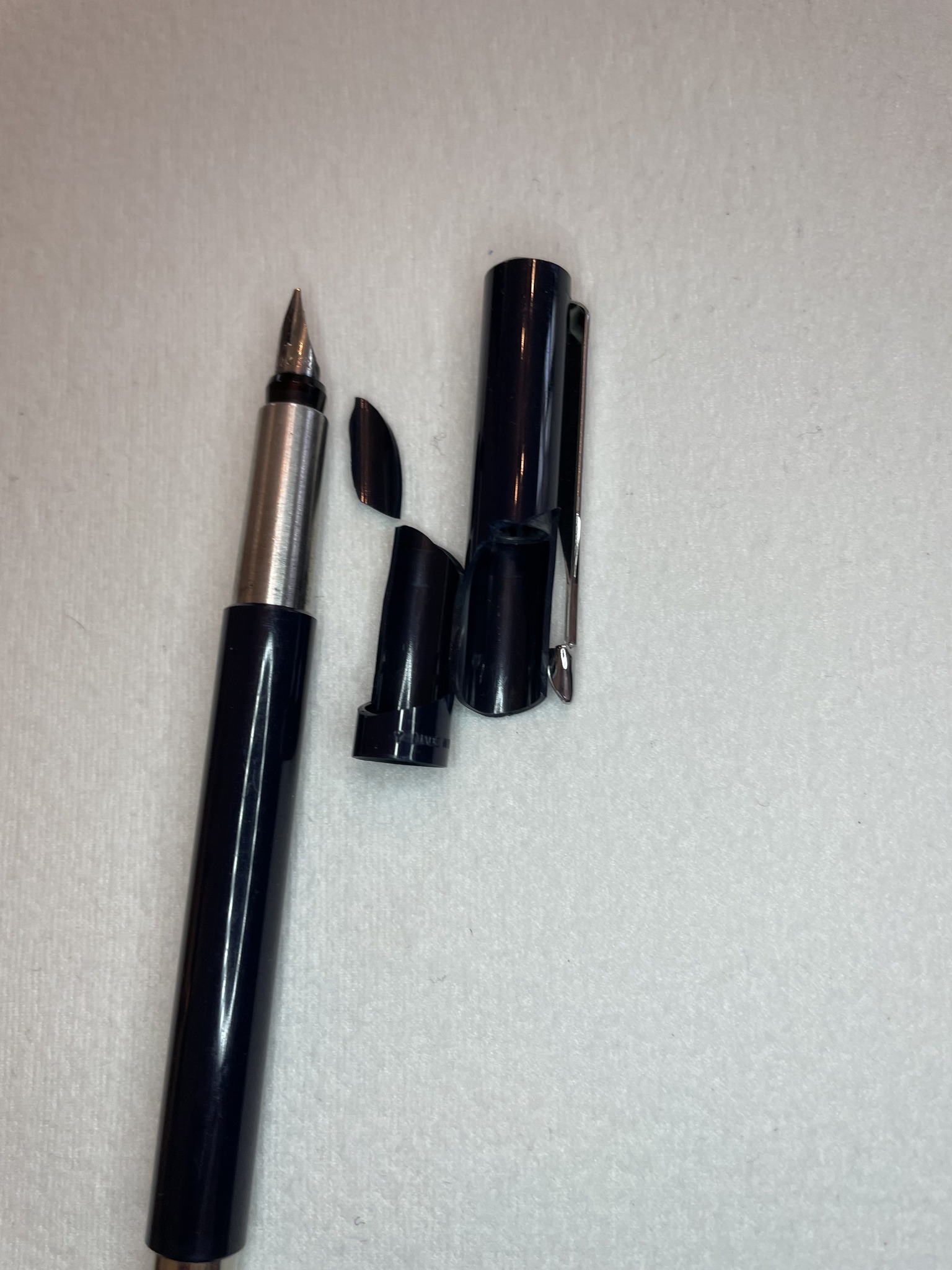 Why did my vintage Parker pen cap shatter after 18 or 28 years?