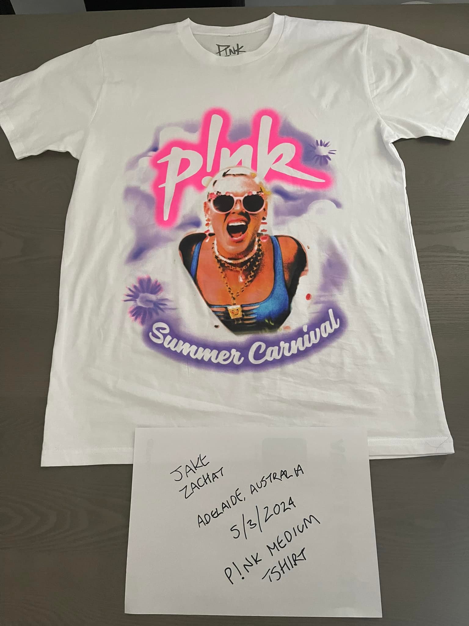 Pink Cream 69 tour t-shirt
