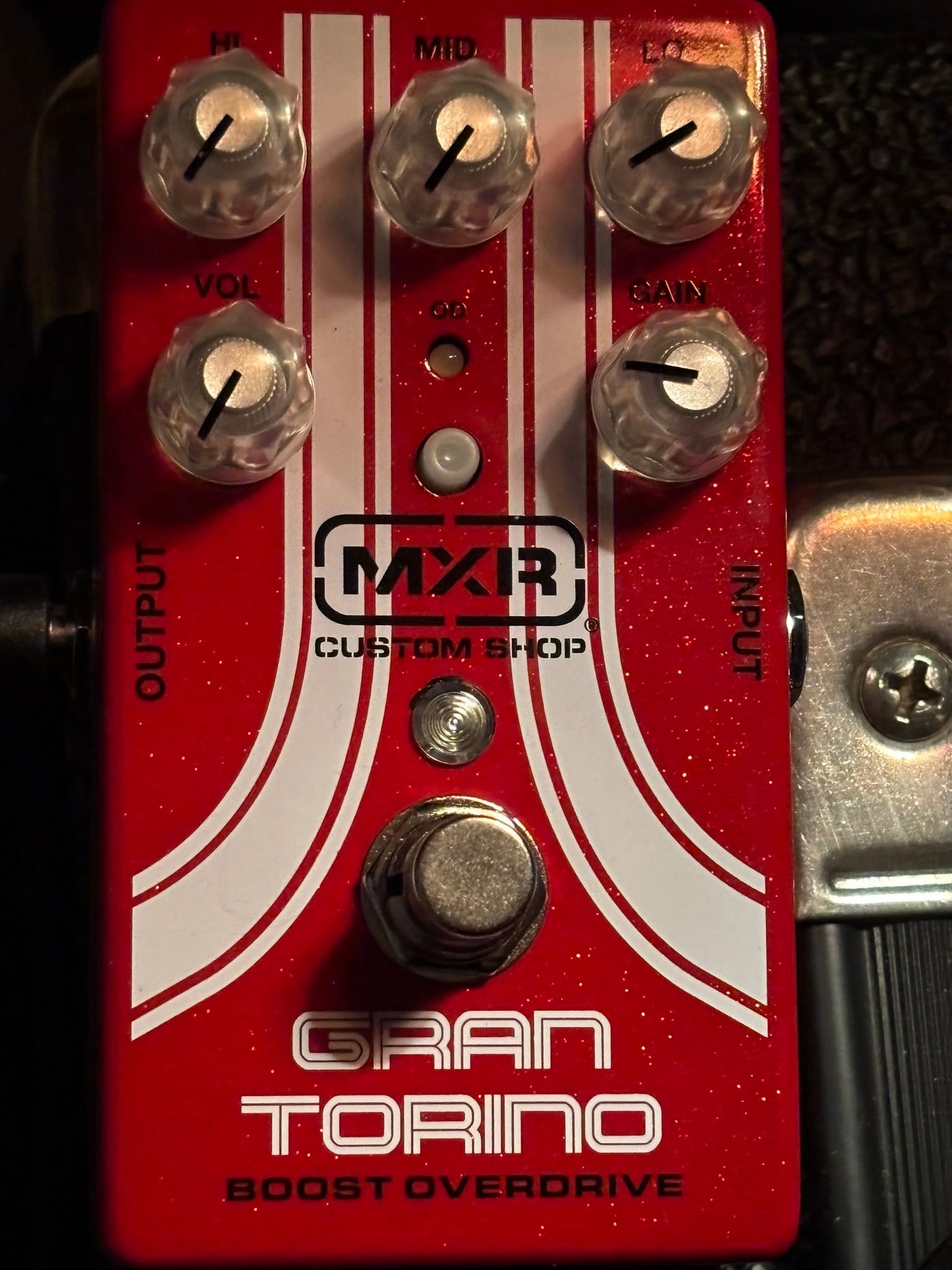 Gran Torino pedal artwork by MXR artist