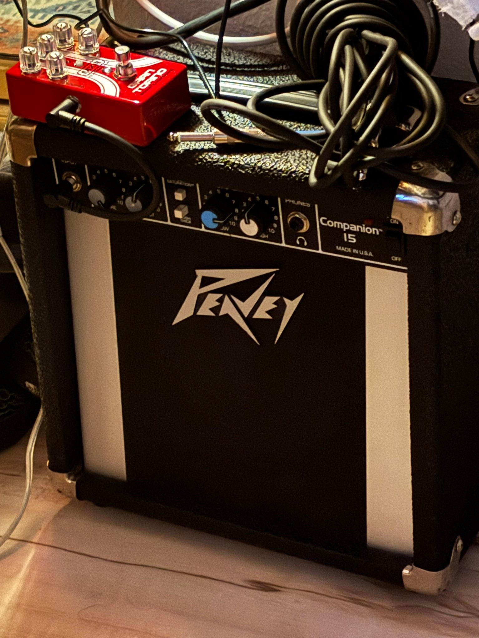 Gran Torino pedal artwork by MXR artist