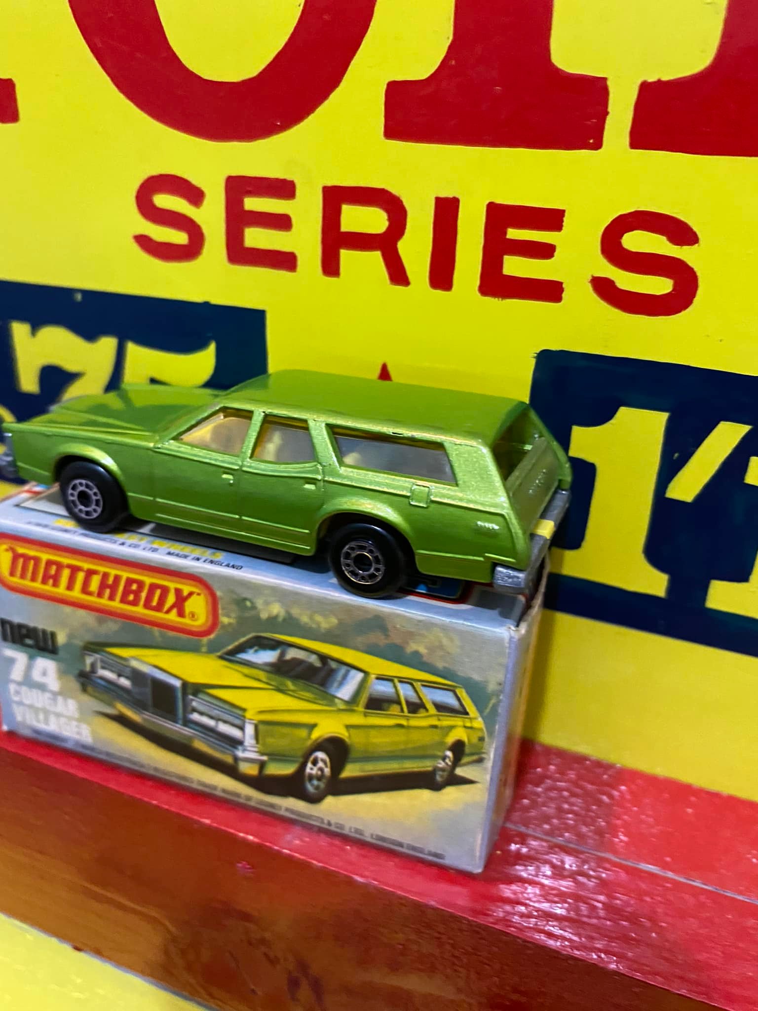 Matchbox Superfast No. 74 Cougar Villager. I bought this new about