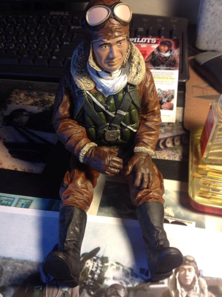 Saburo Sakai Japanese ace pilot 1/32 scale model by Master Box