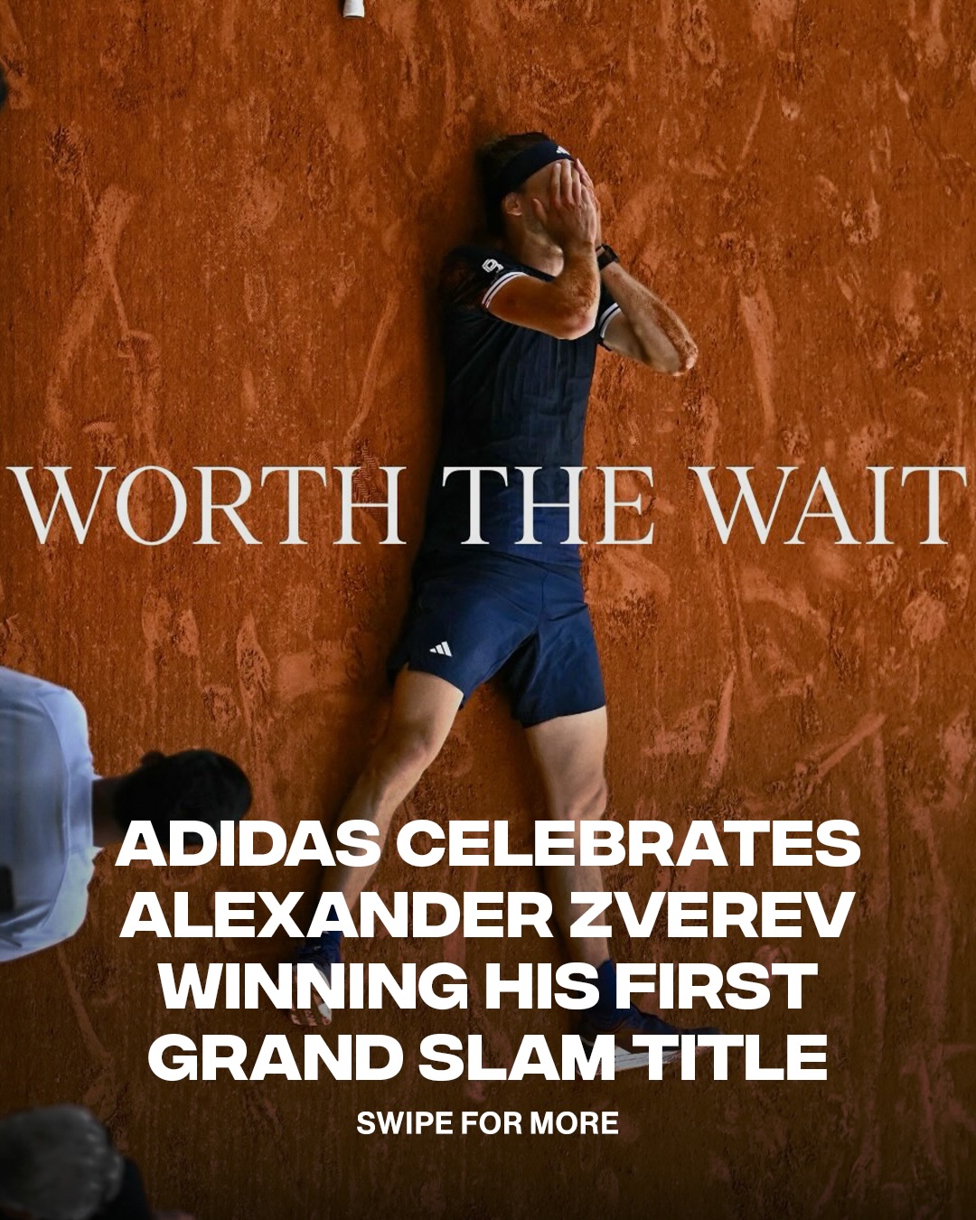 Alexander Zverev wins the 2026 French Open 🏆🎾 📸: @adidas / getty
