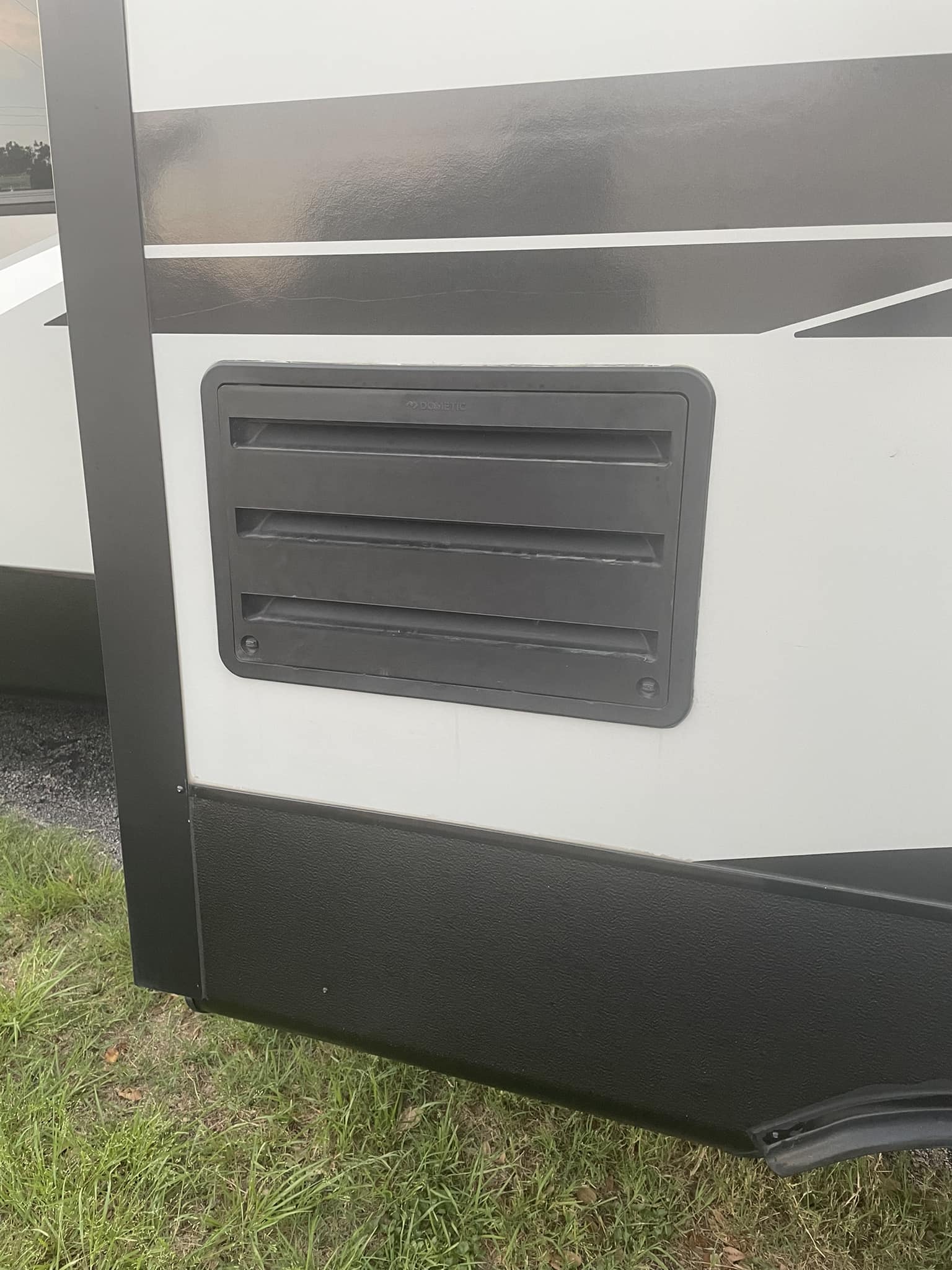 2 Pack Ventilation Grilles For Camping Fridge – 37.5x15cm With Fly Screen, Motorhome Ready 4 thumbnail image