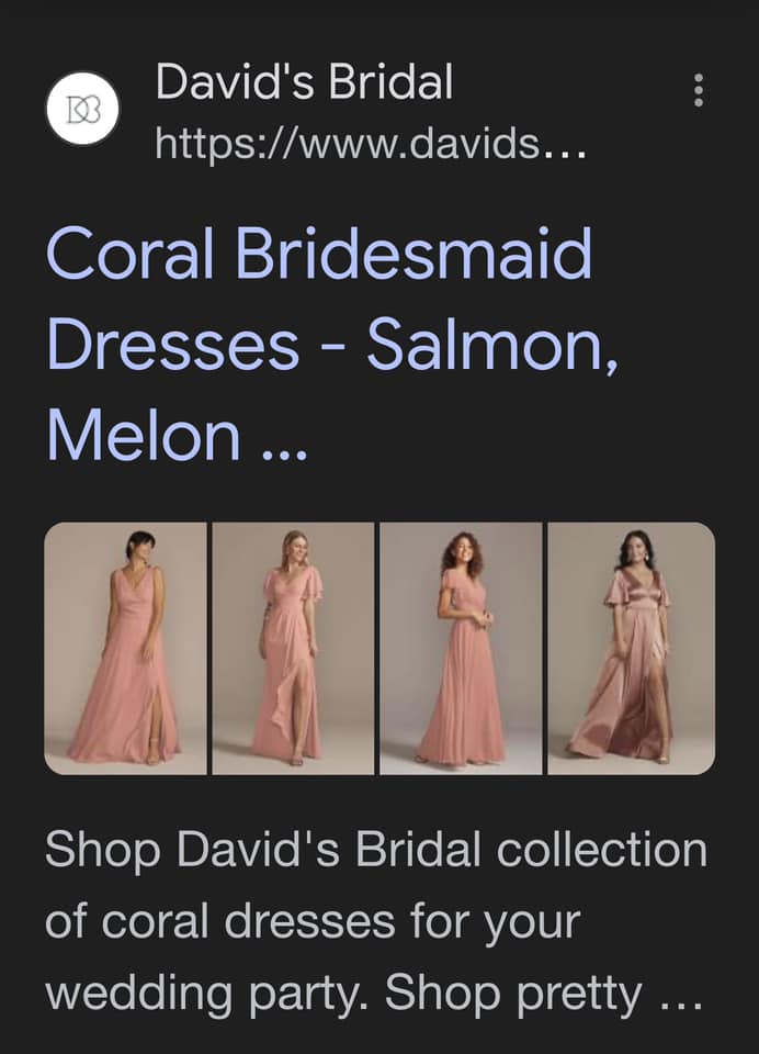 coral bridesmaid dresses david's bridal Coral Beach Bridesmaid Dress Front Split Wedding Party Dress