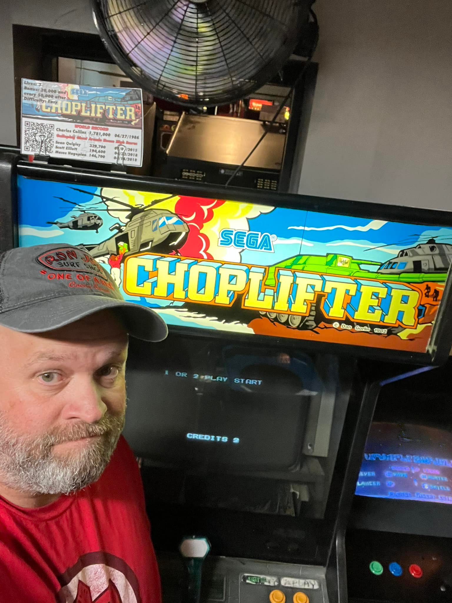 Choplifter and Bionic Commando at the arcade