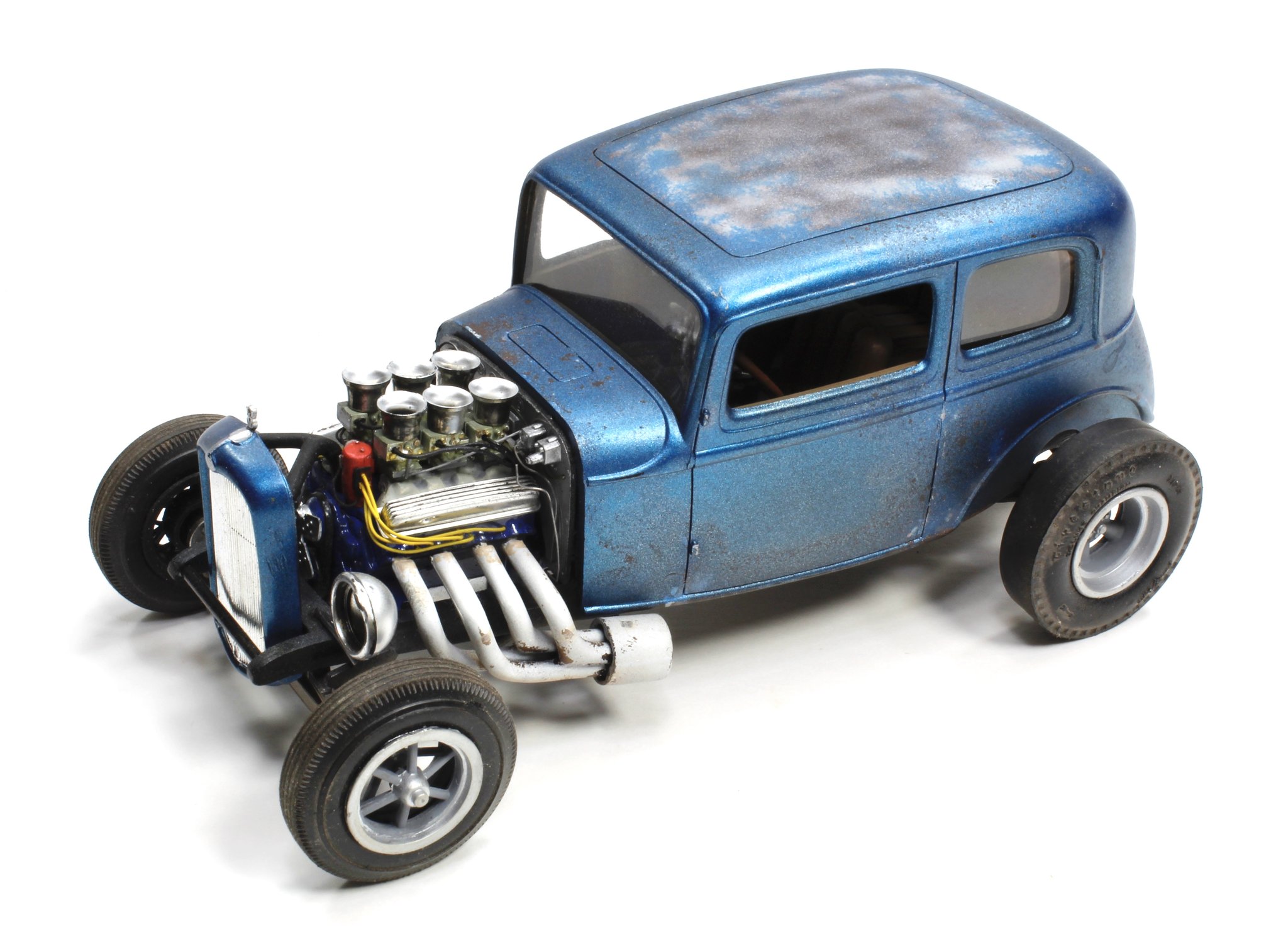 Completed Revell Kit of John Milner's Ford 32 from American Graffiti