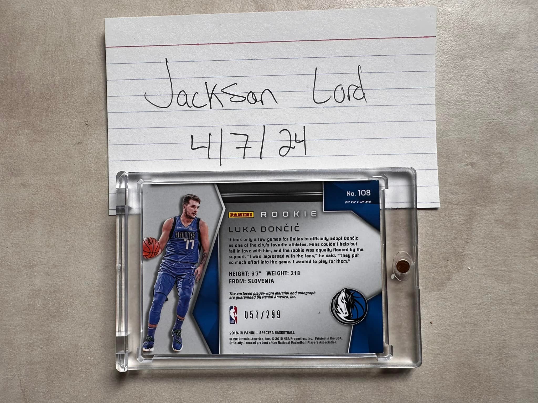 Luca Doncic Immaculate auto /49 just hit in shop ?