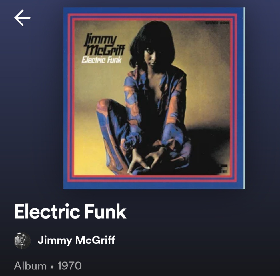 Jimmy McGriff's Electric Funk album review