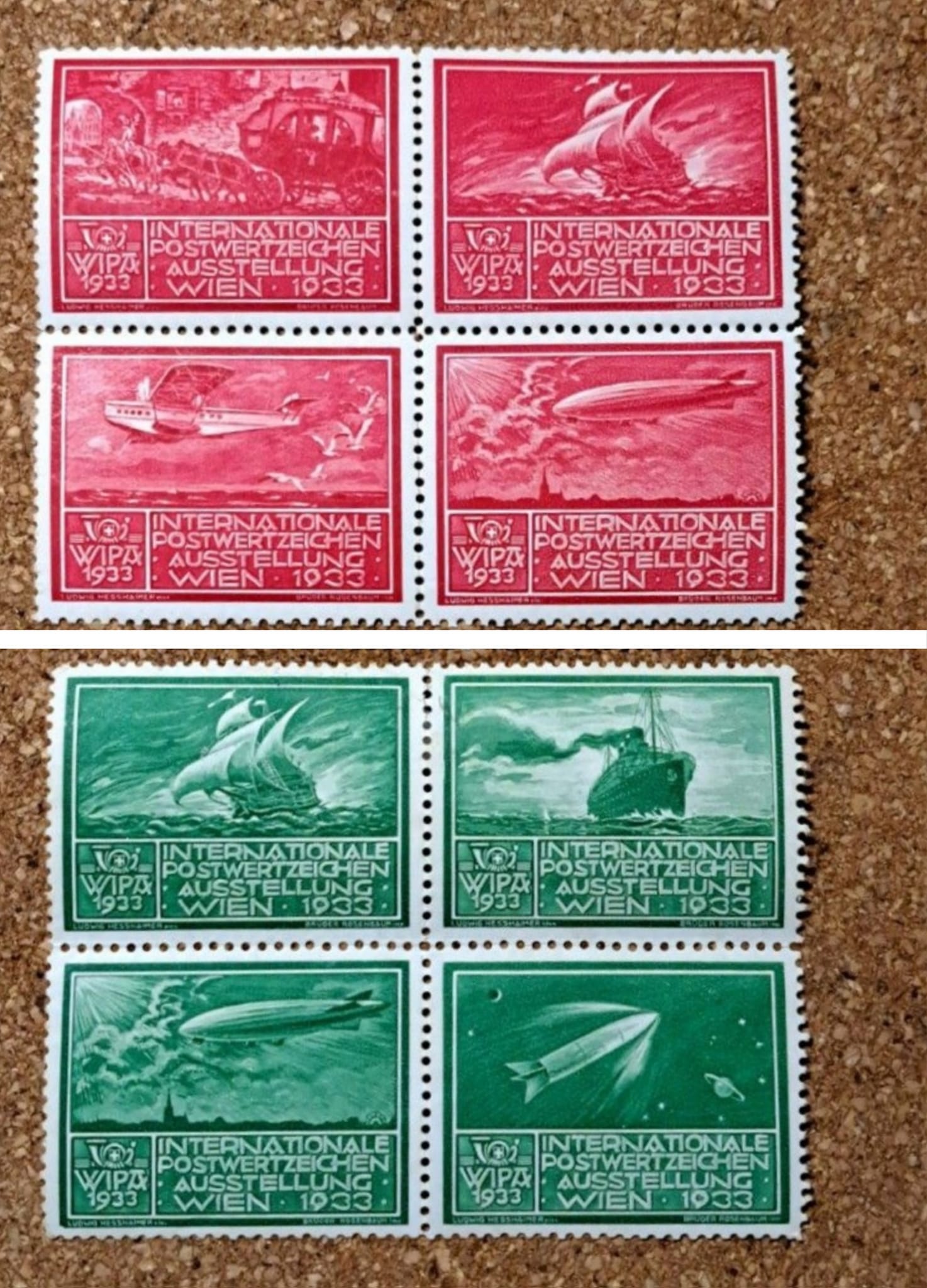 WIPA 1933 Austria - Postage Stamps. Wiener Internationale