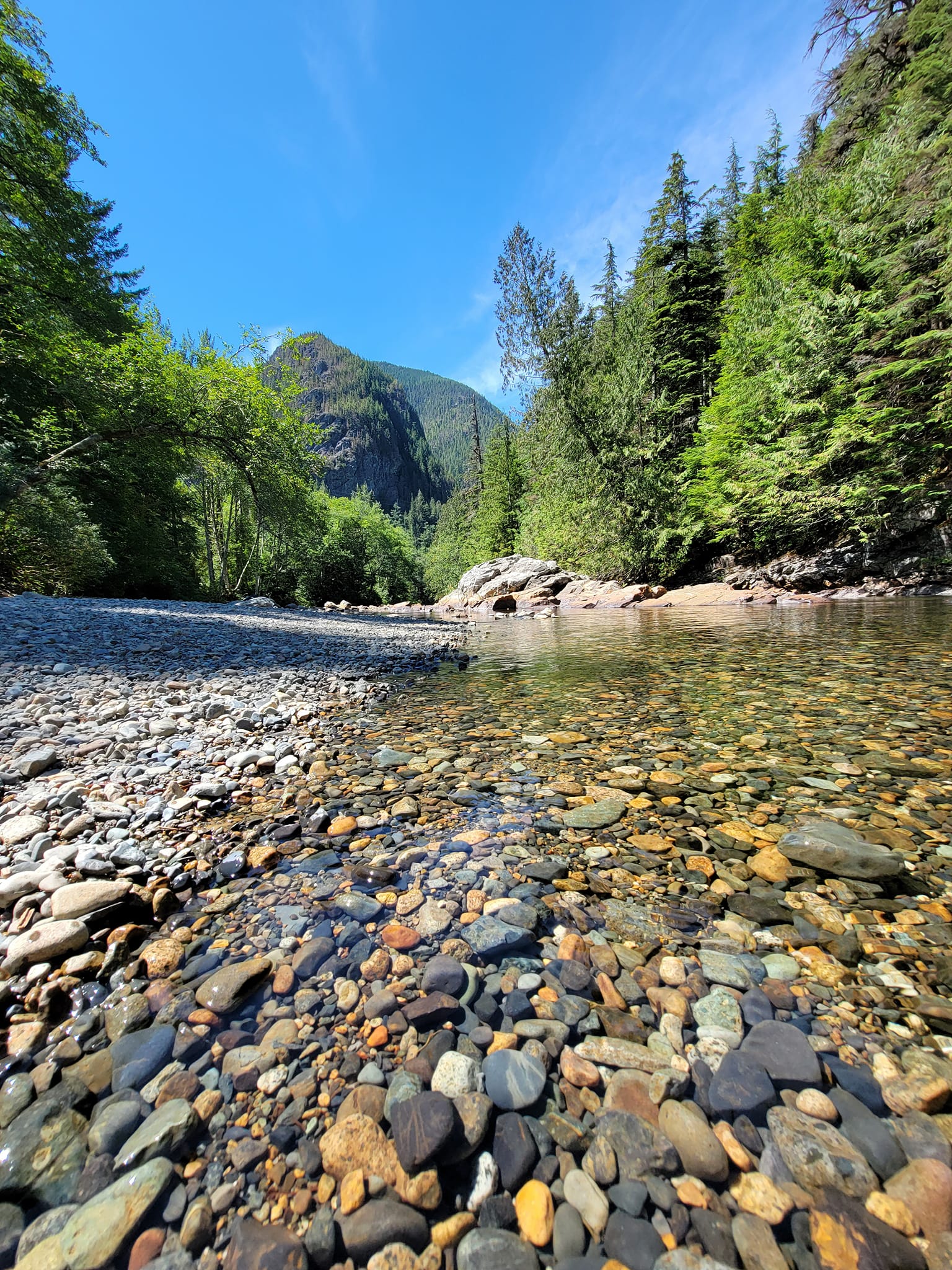 Spent half the day at South Fork Snoqualmie River, Olallie State Park
