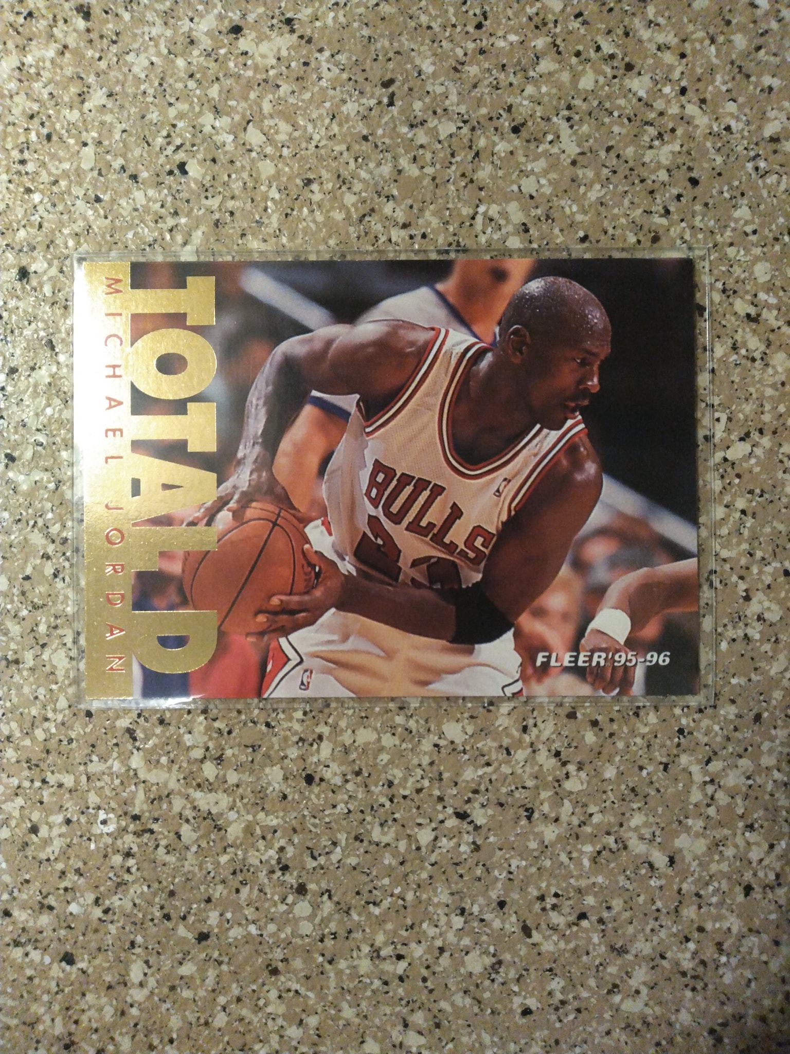 What is the rarity of the 1995-96 Fleer Total D Michael Jordan 