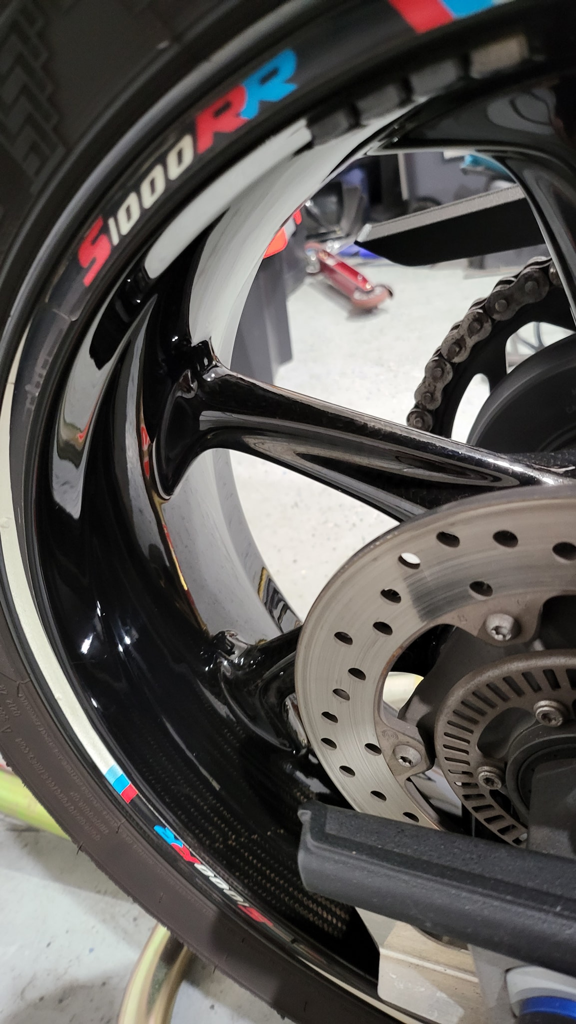 Carter stepped up his game today with this BMW Motorrad S1000RR in