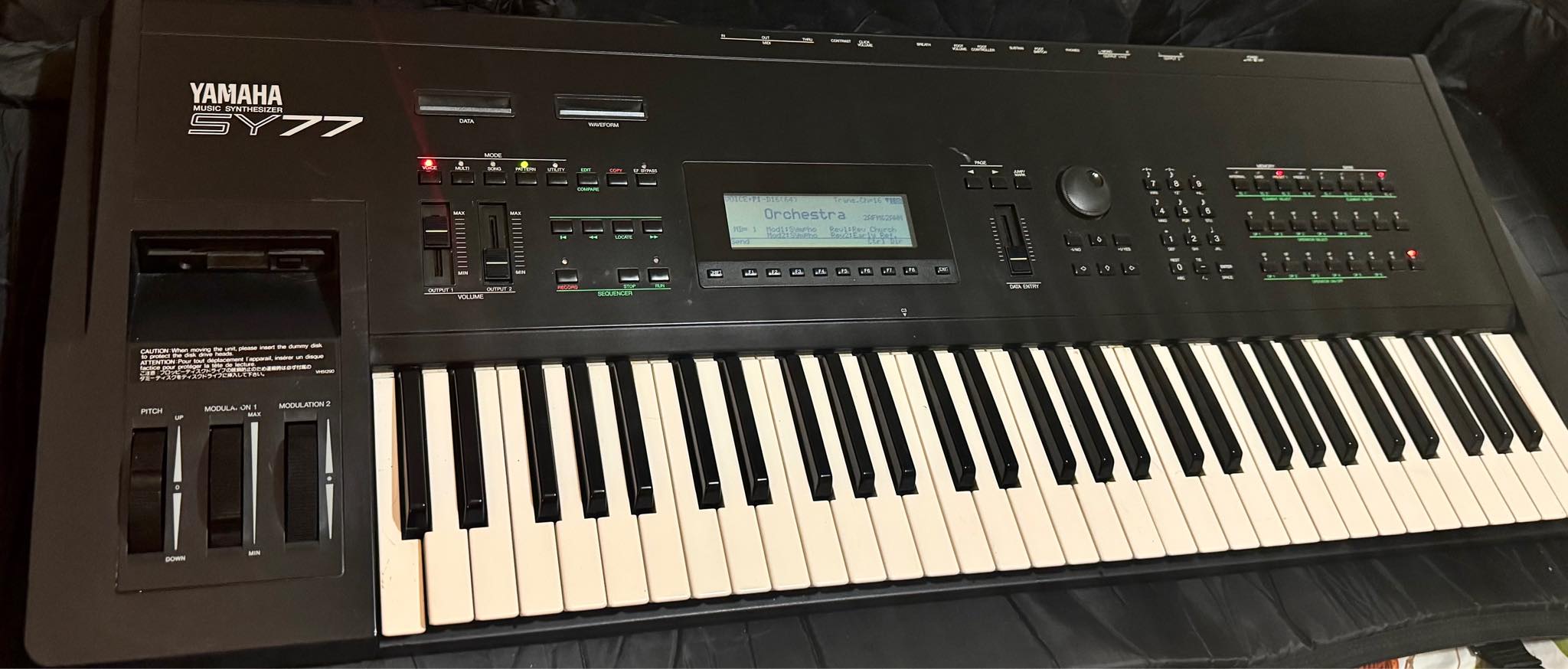 YAMAHA SY77 SPECIAL SELECTION VOICE DISK Yamaha SY77 [1989