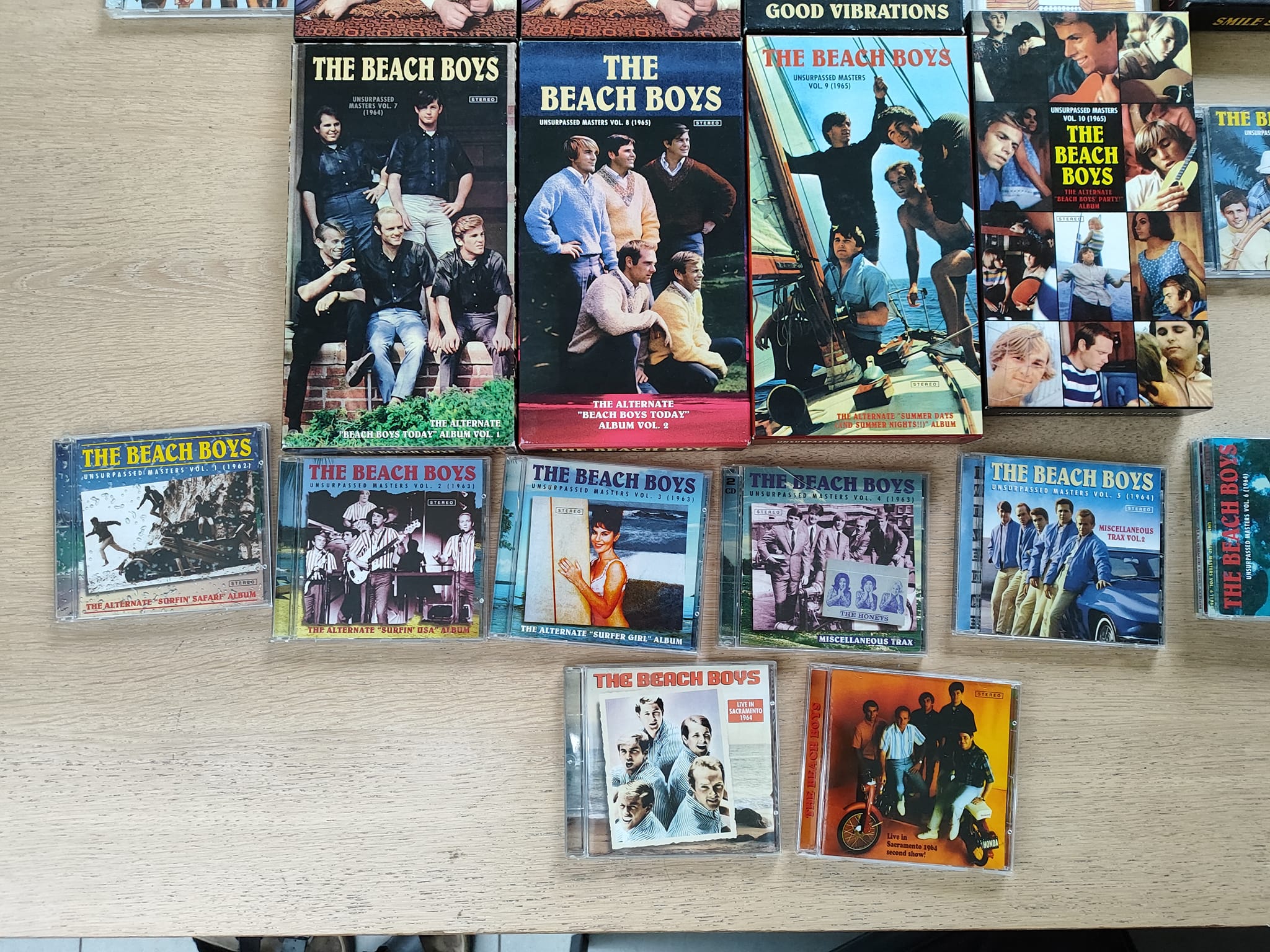 The Beach Boys Unsurpassed Masters Vols 5, 11,12 and 16. Volumes 5 