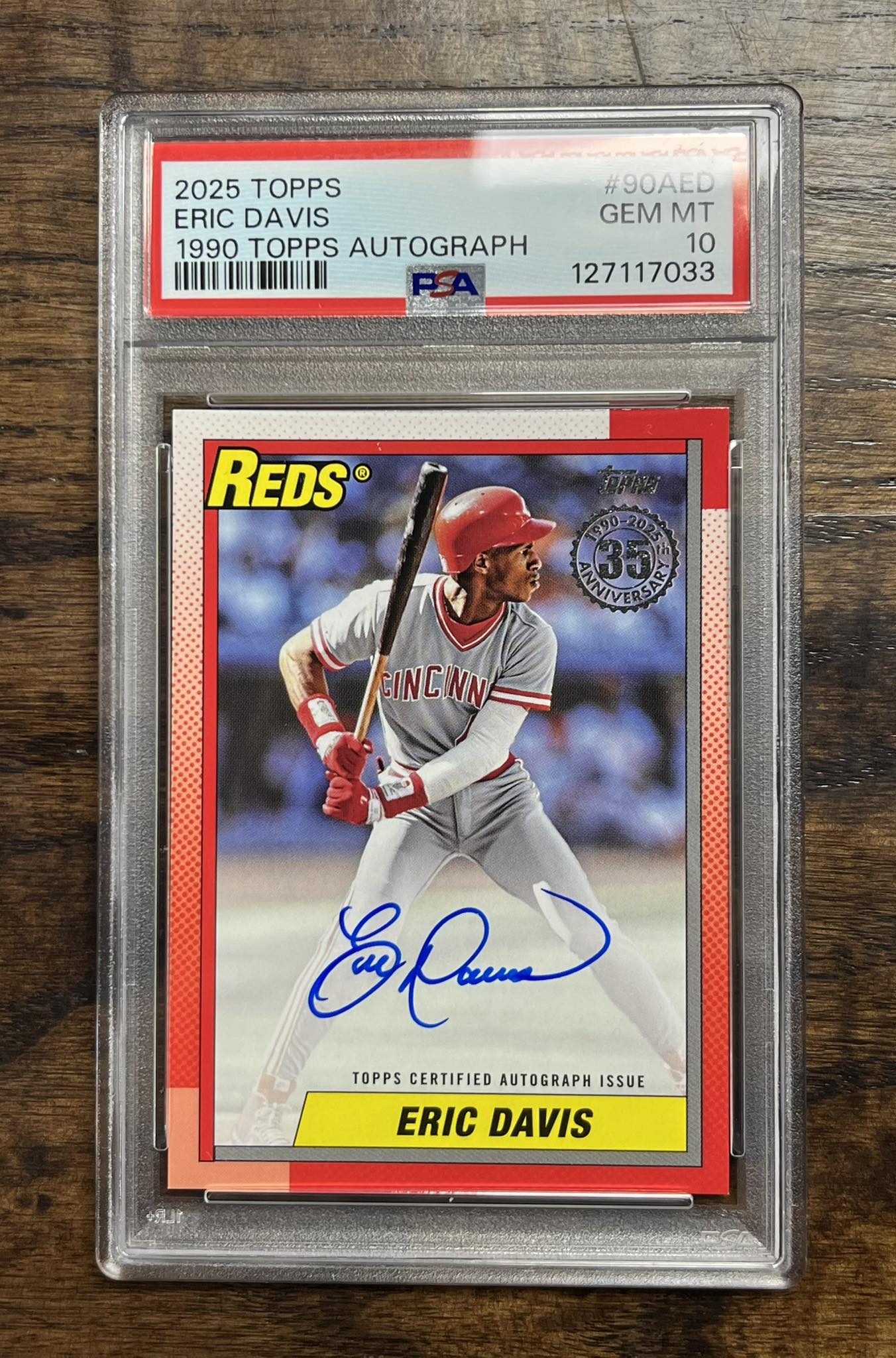 Topps 2026 Eric Davis Auto 直筆サインカード 【公式通販】