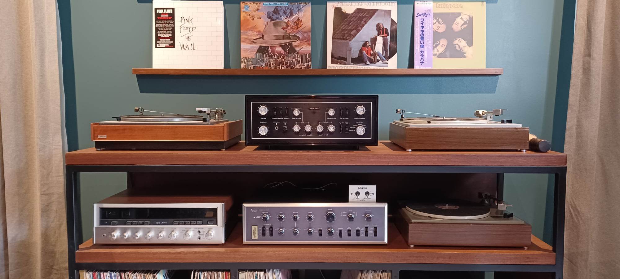 Sansui AU-111, Eight Deluxe & AU-9500. My faves💚