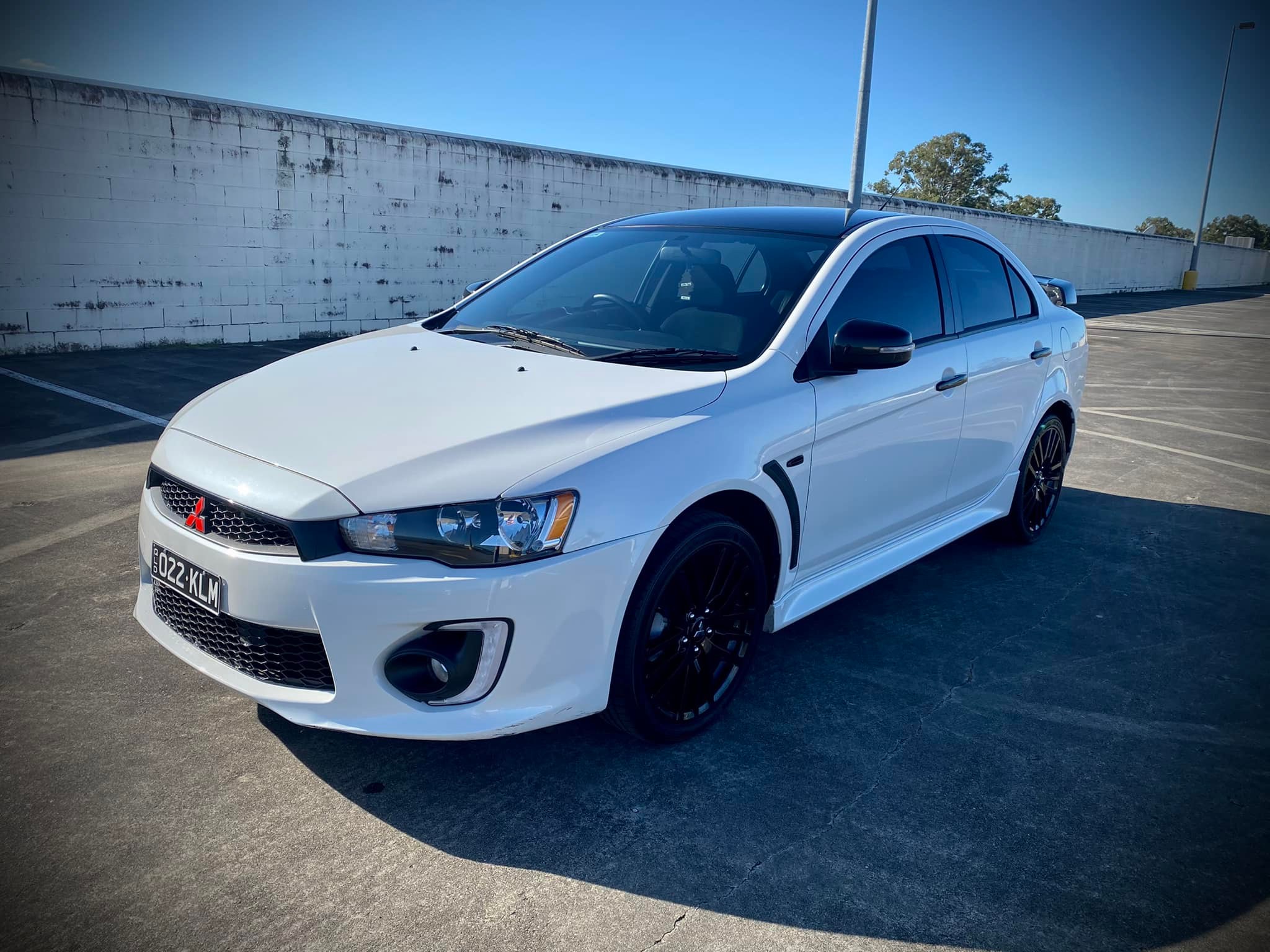 Glossy Black Side Mirror Covers + Door Handle Trims – For Mitsubishi Lancer 2008-2014 2 thumbnail image