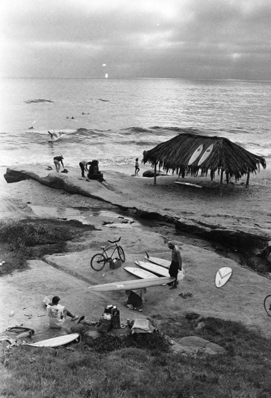 Big day everywhere 1980's. La Jolla Cove?, Swamis and Windansea.