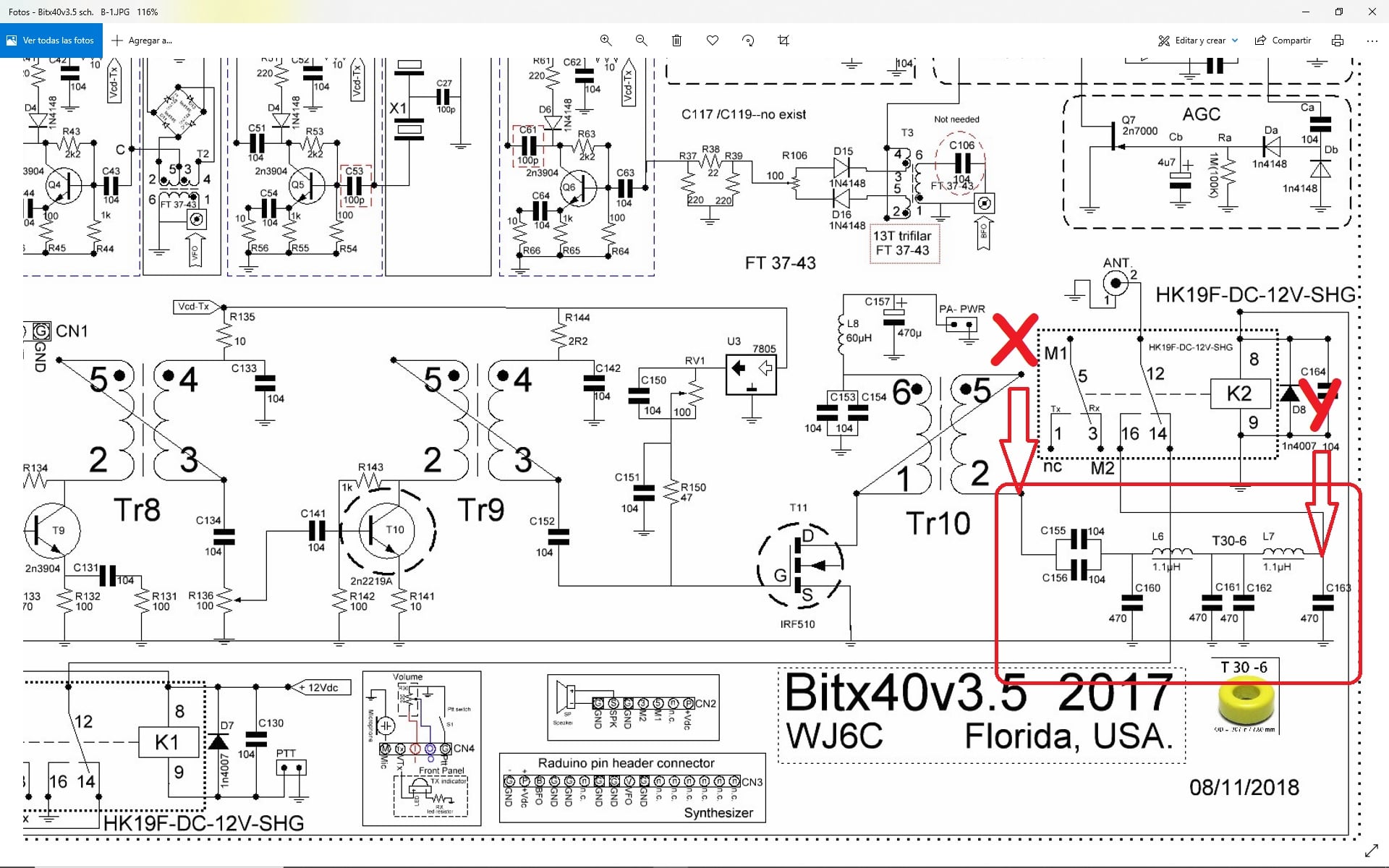 Filtro Passa Banda FM 88-108 MHz Con Connettori SMA Per Ricetrasmettitore, Marca Generica