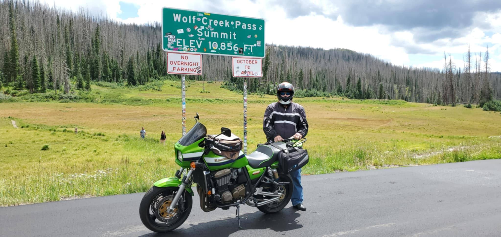 Kawasaki ZRX 1100/1200 bike trip through New Mexico and Colorado