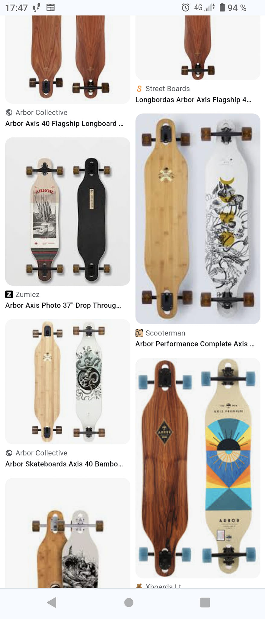 Longboard Skateboard Arbor Performance DZO Artist 40" - Occasion Bon état