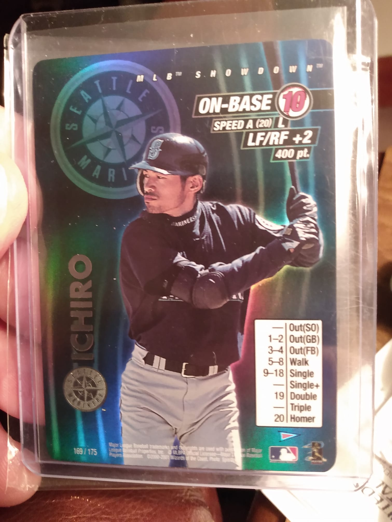 Ichiros rare card found in background