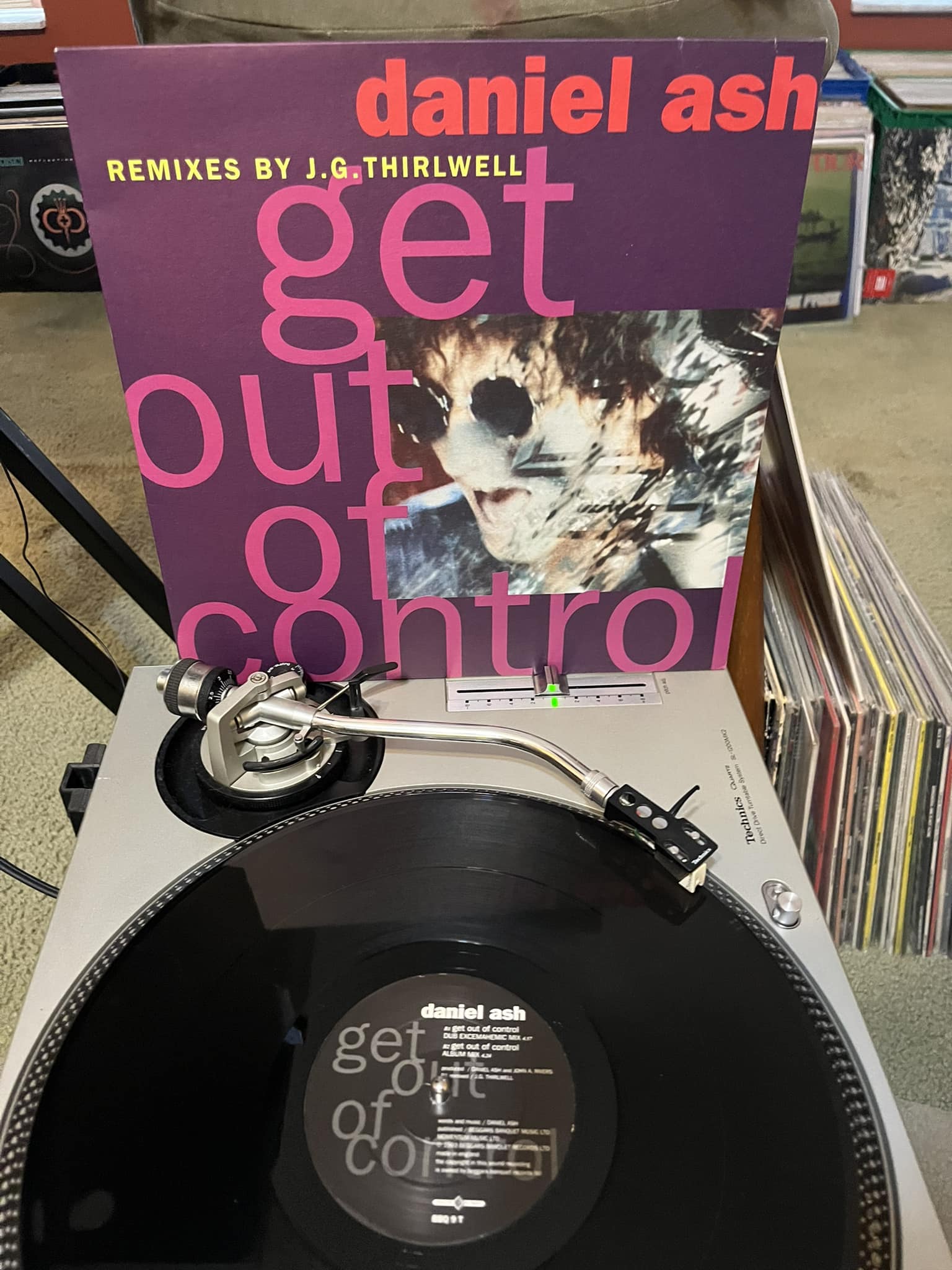 Daniel Ash Get Out Of Control レコード Daniel Ash - Get Out Of