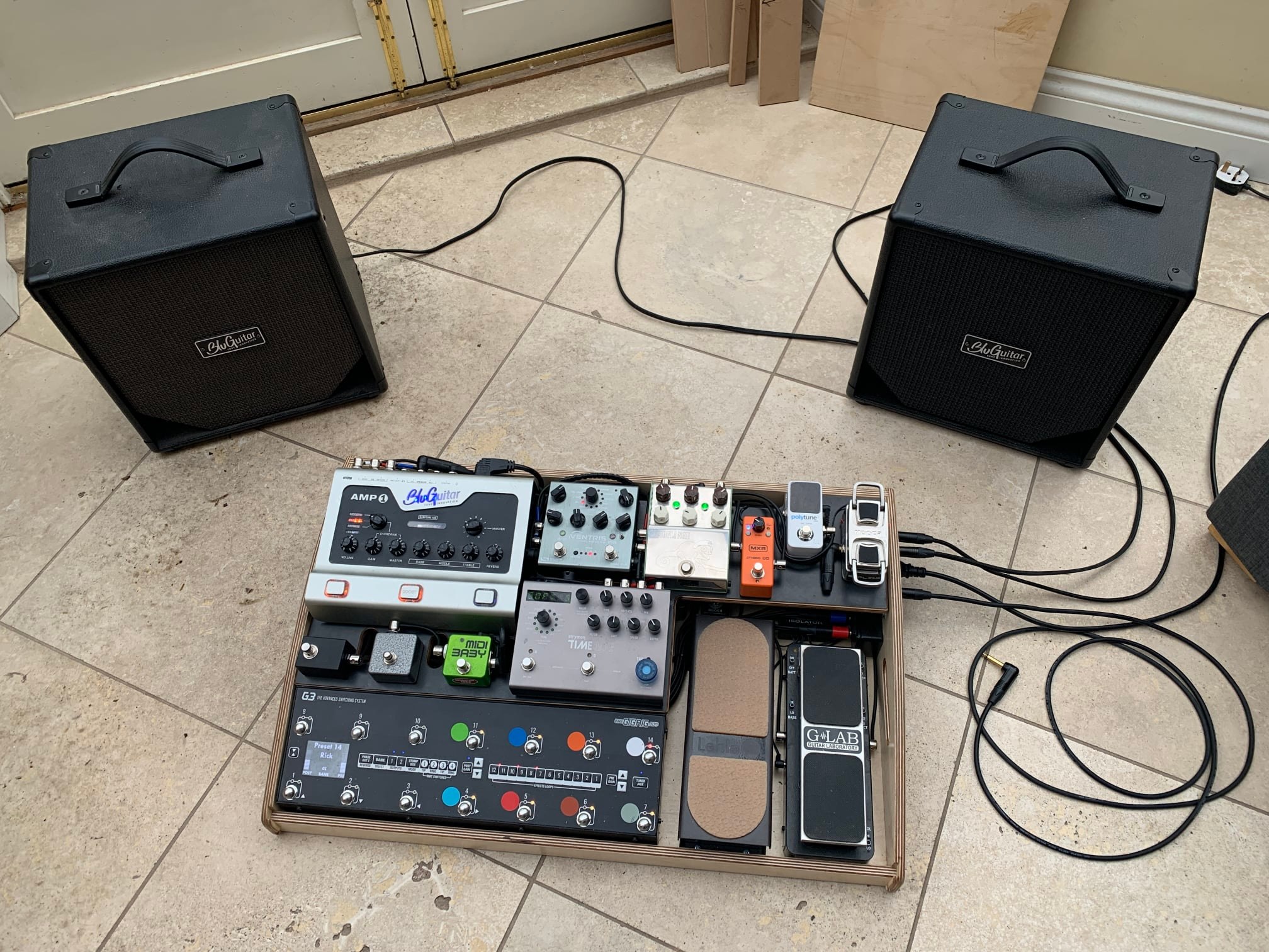 How to parallel mix two wet/dry amps using the Gigrig Wetter Box?