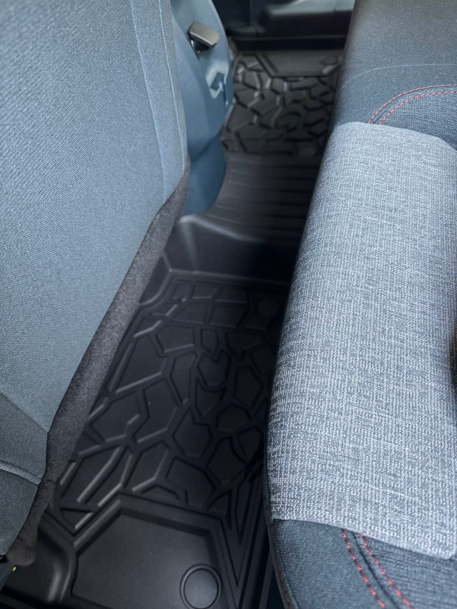 WeatherTech FloorLiner Floor Mats For Ford Maverick - 1st & 2nd Row - Black (3-Piece)