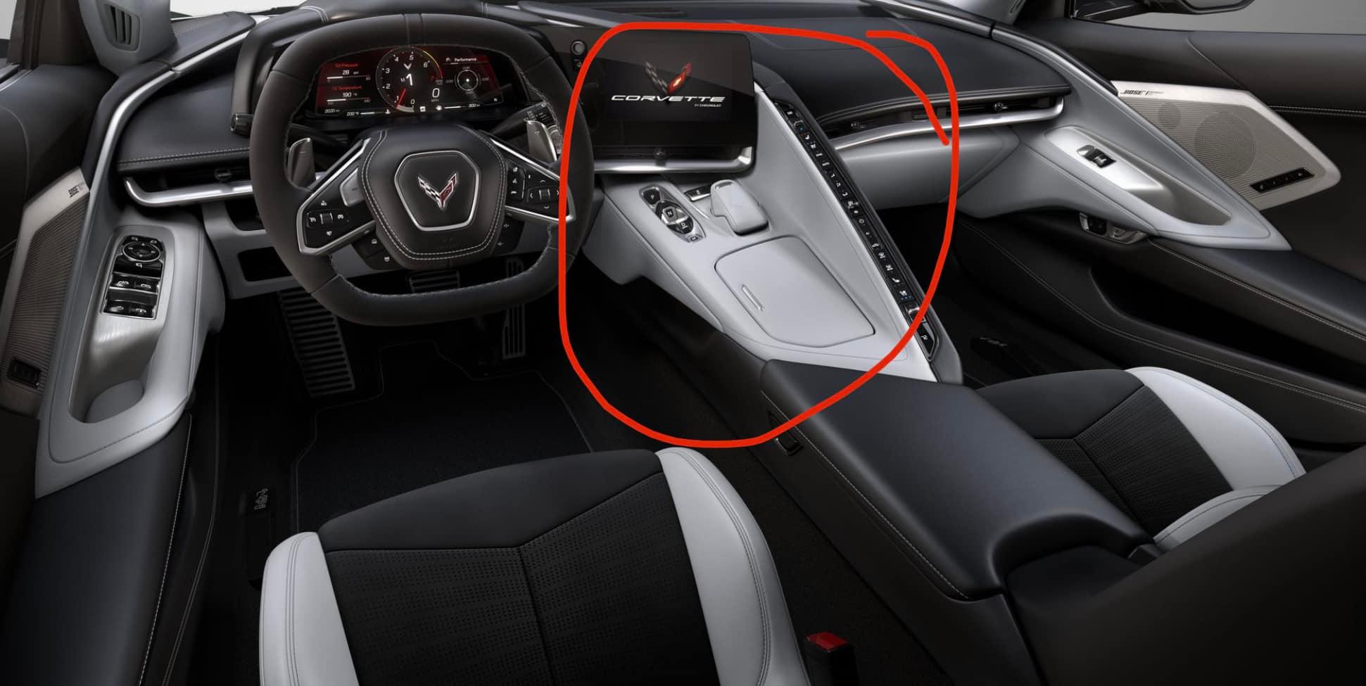 All you C8 owners, does this part of the interior reflect off the