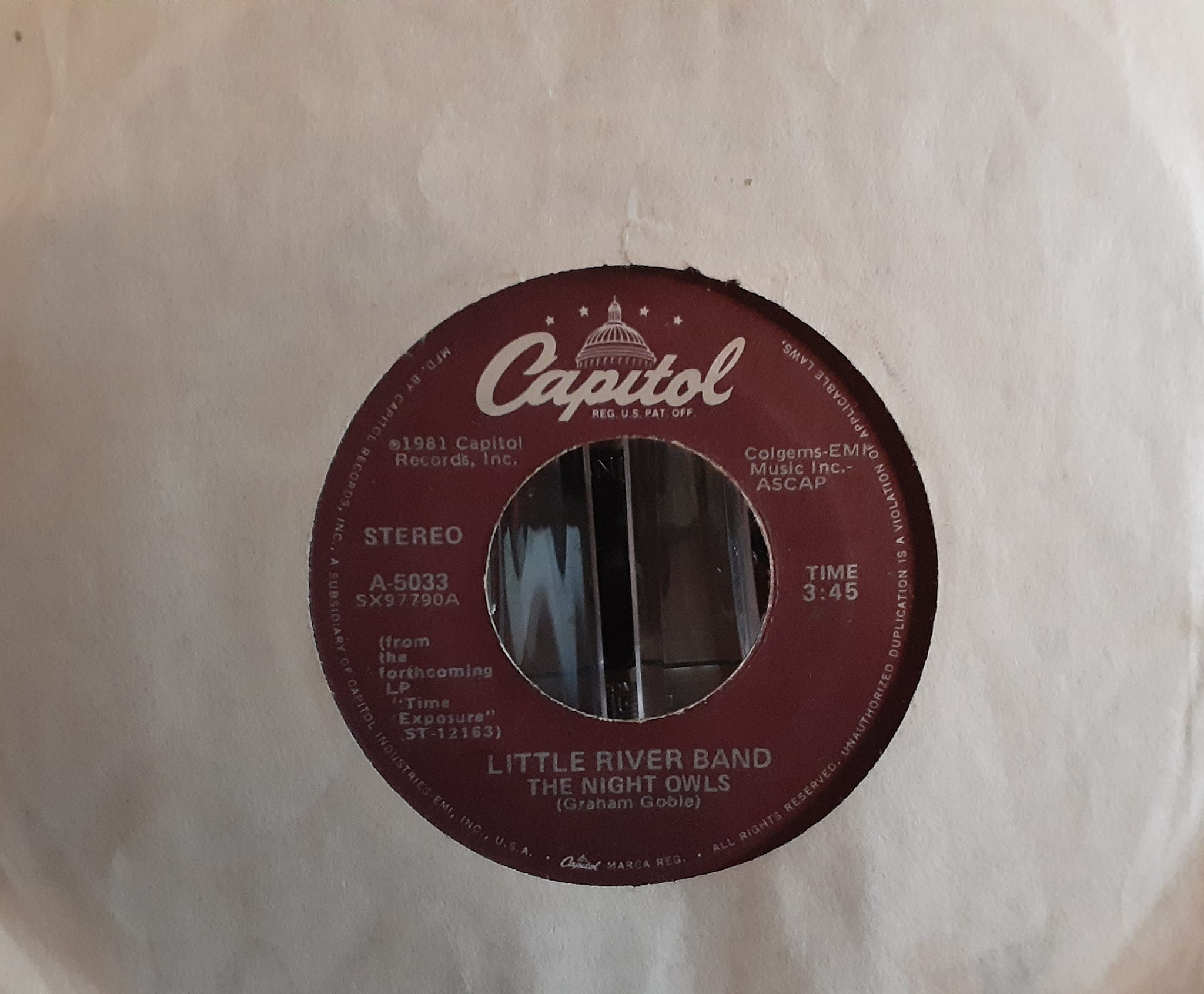 Little River Band's Time Exposure album completion