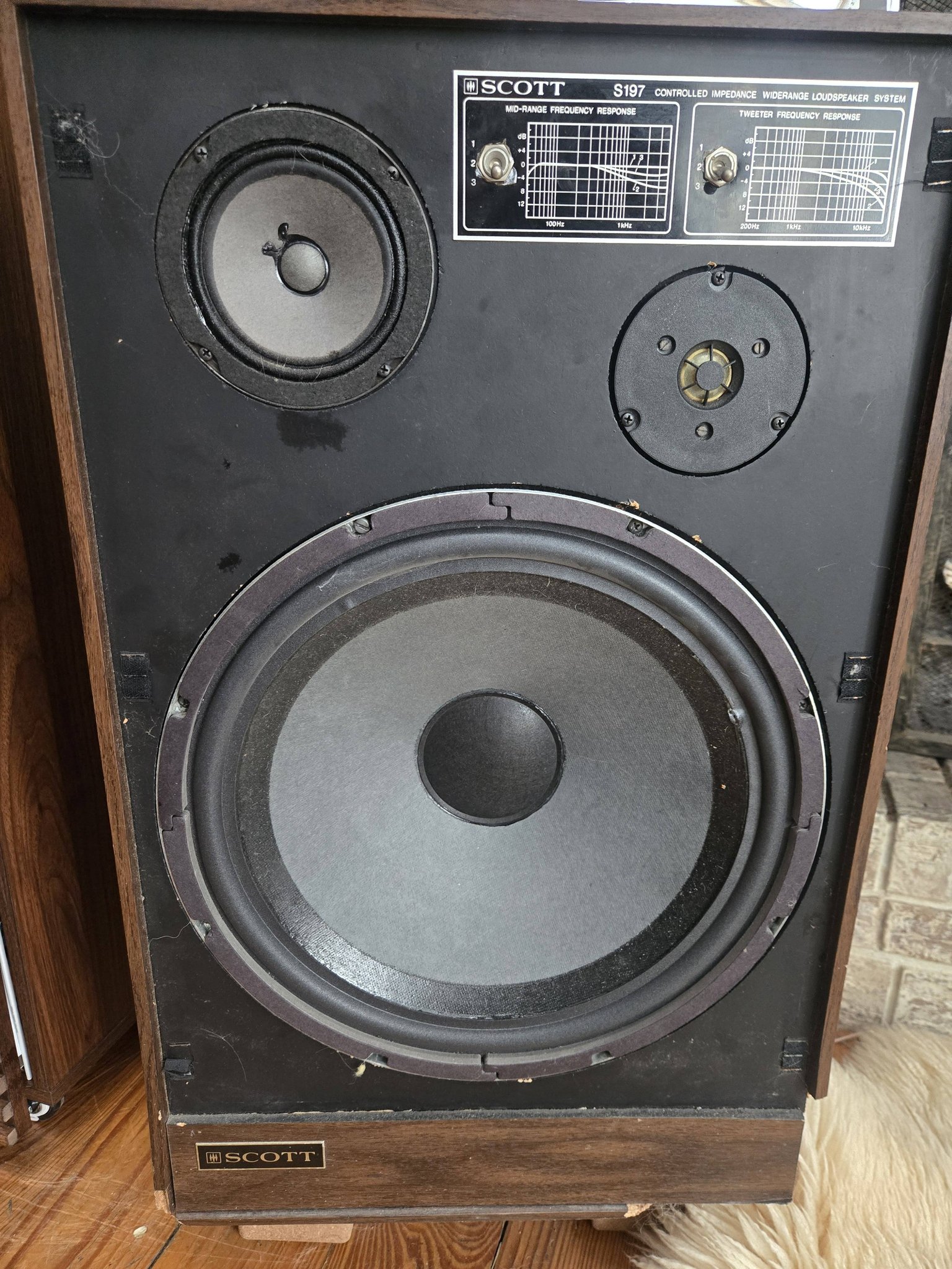 Vintage Scott 166 speaker