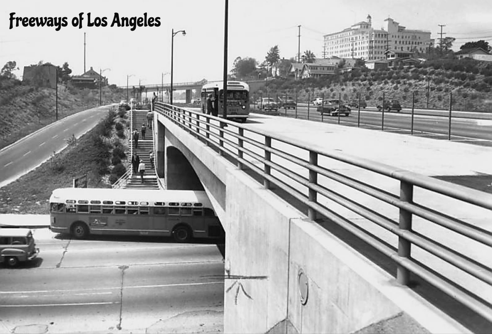 Los Angeles Bus System in the 1950s and 1960s