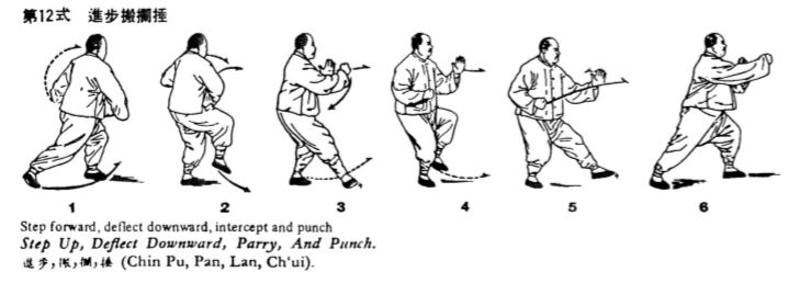 Yang Family Tai Chi Group | Right step -Deflect downward, Left step ...