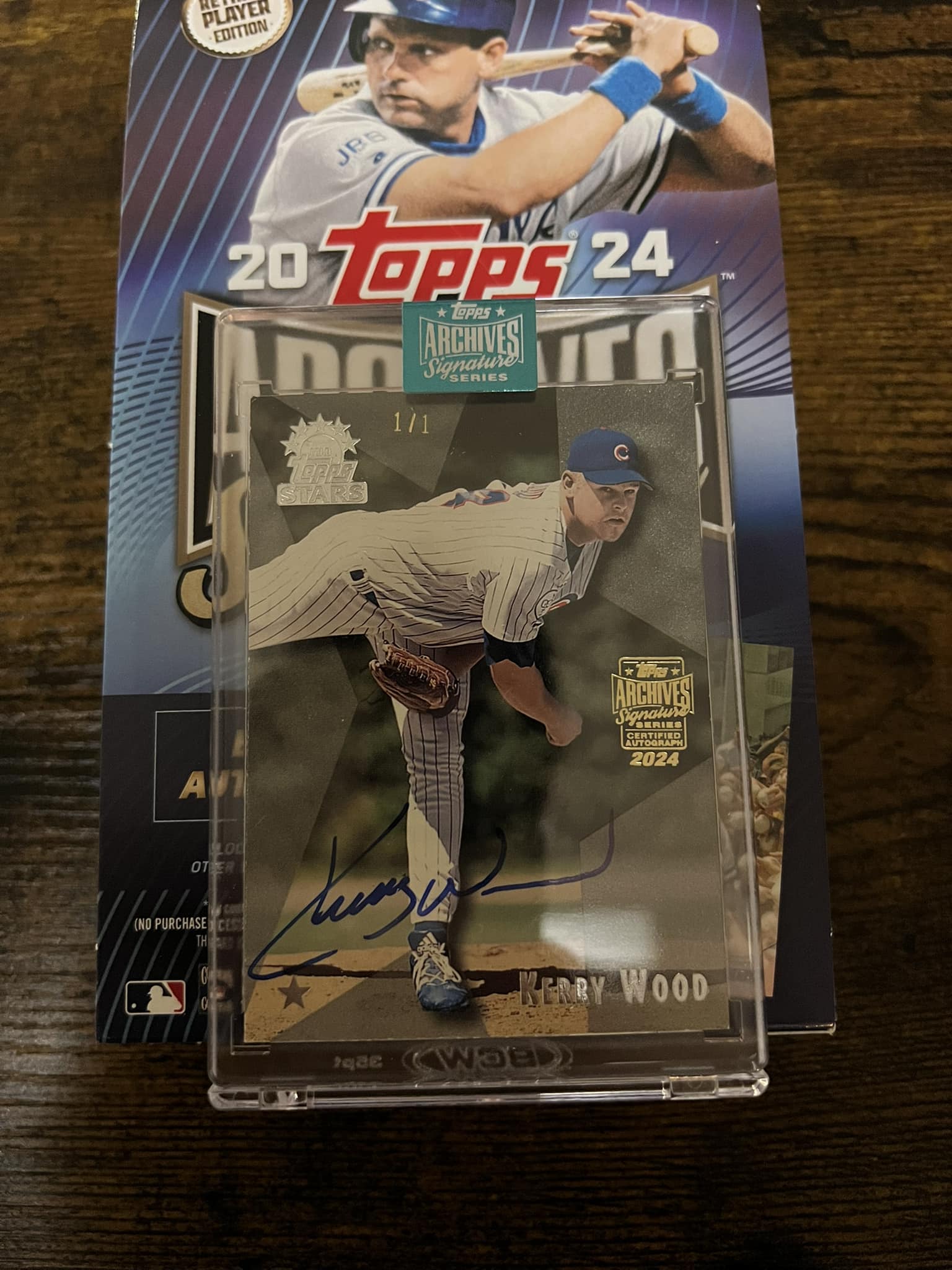 My autographed Kerry Wood 20 K
