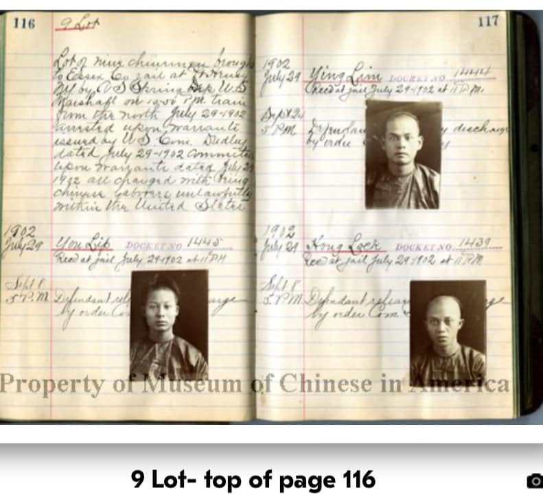 Historical records of Chinese Americans from 1848