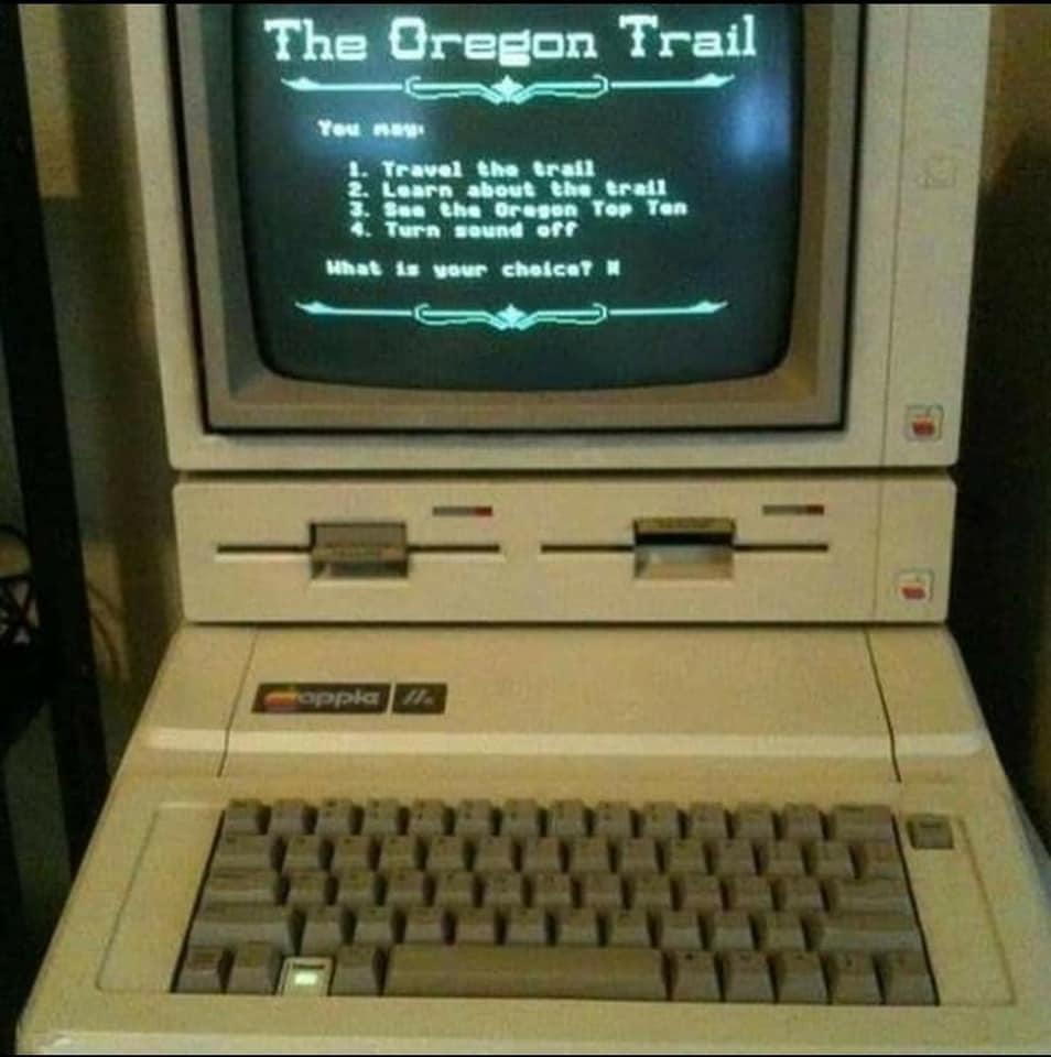 I'd never heard of Apple until I was about 16… It was Commodore 64