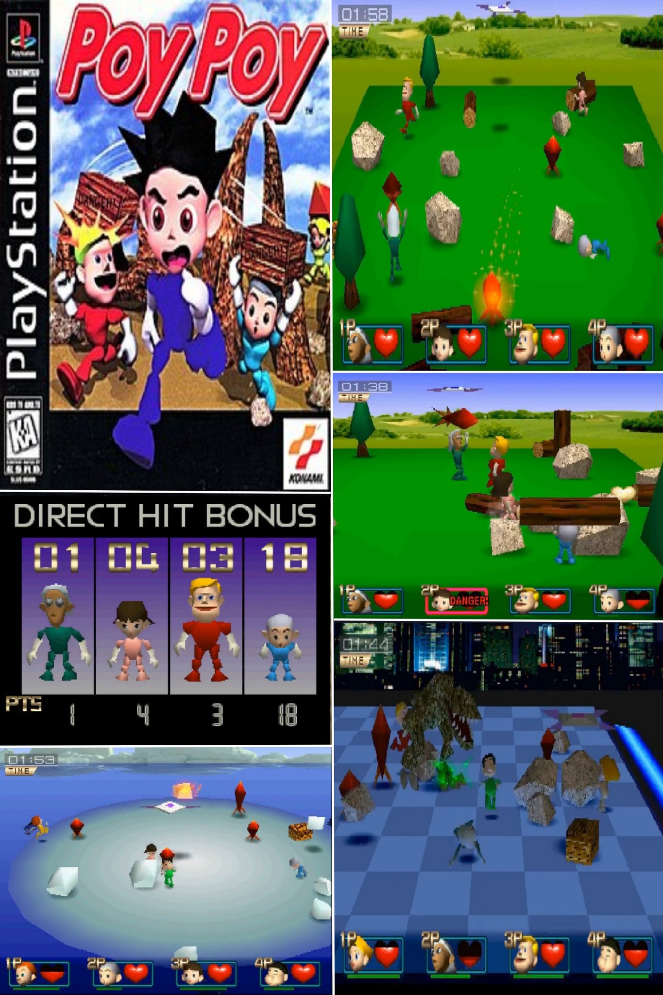 Funky boxers ps1 3d style fighter game