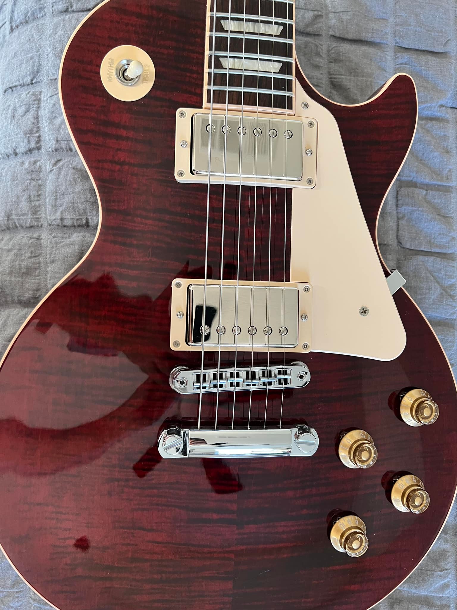 My 2016 Les Paul Tradition, before and after mods, don