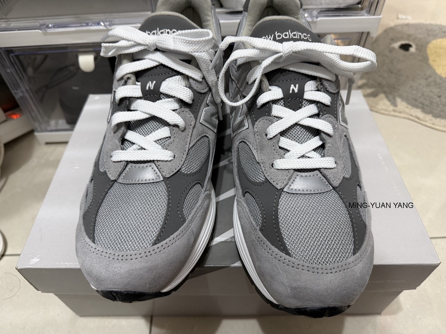 目的】：出售【商品】：New Balance 992 U992GY 【尺寸】：US10.5 28.5 