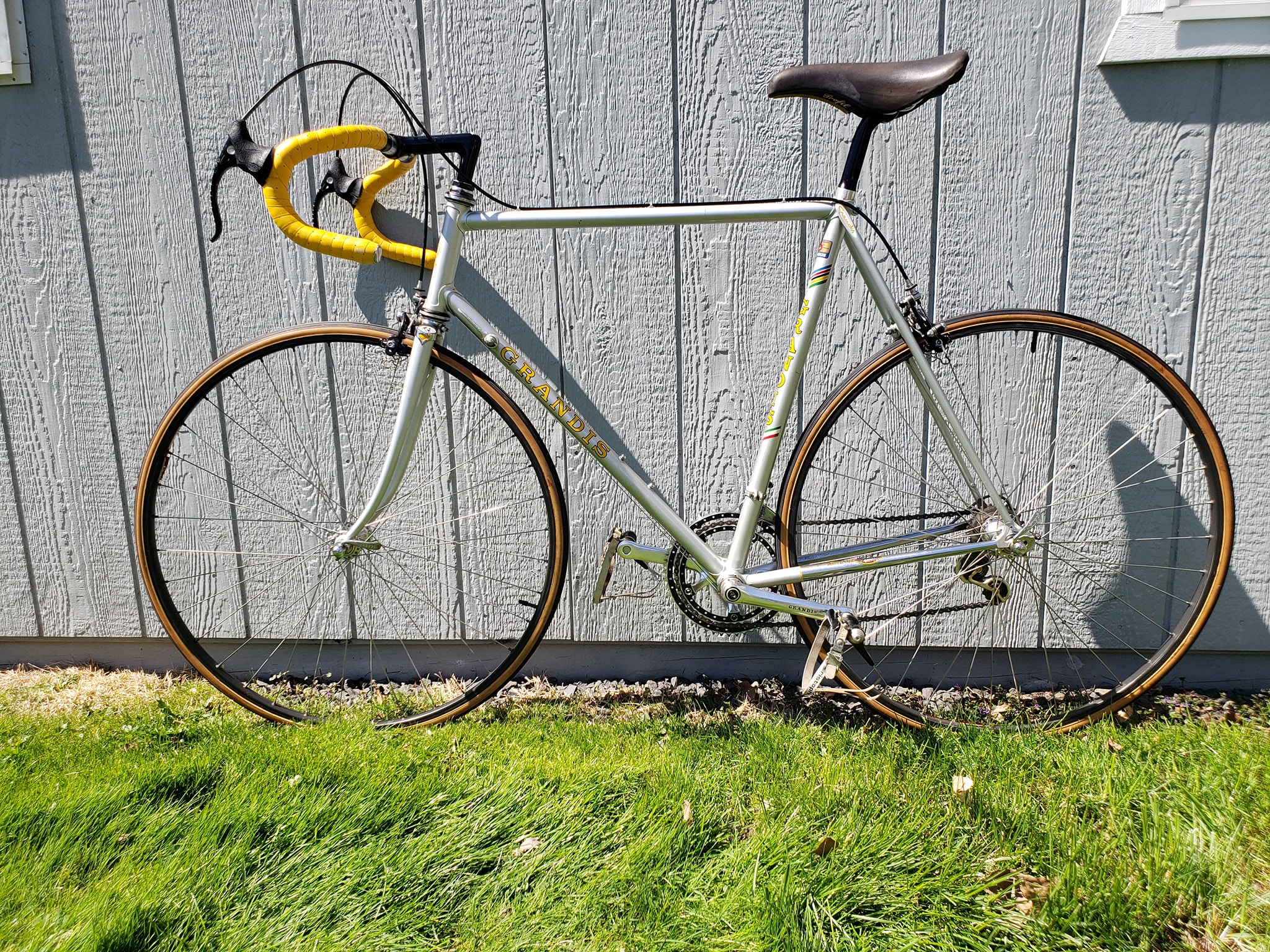 Vintage Grandis bike for sale with Campagnolo parts