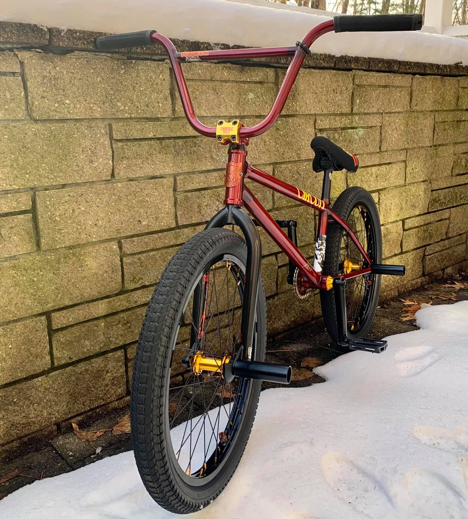 S&M ATF 22-inch BMX bike with custom parts