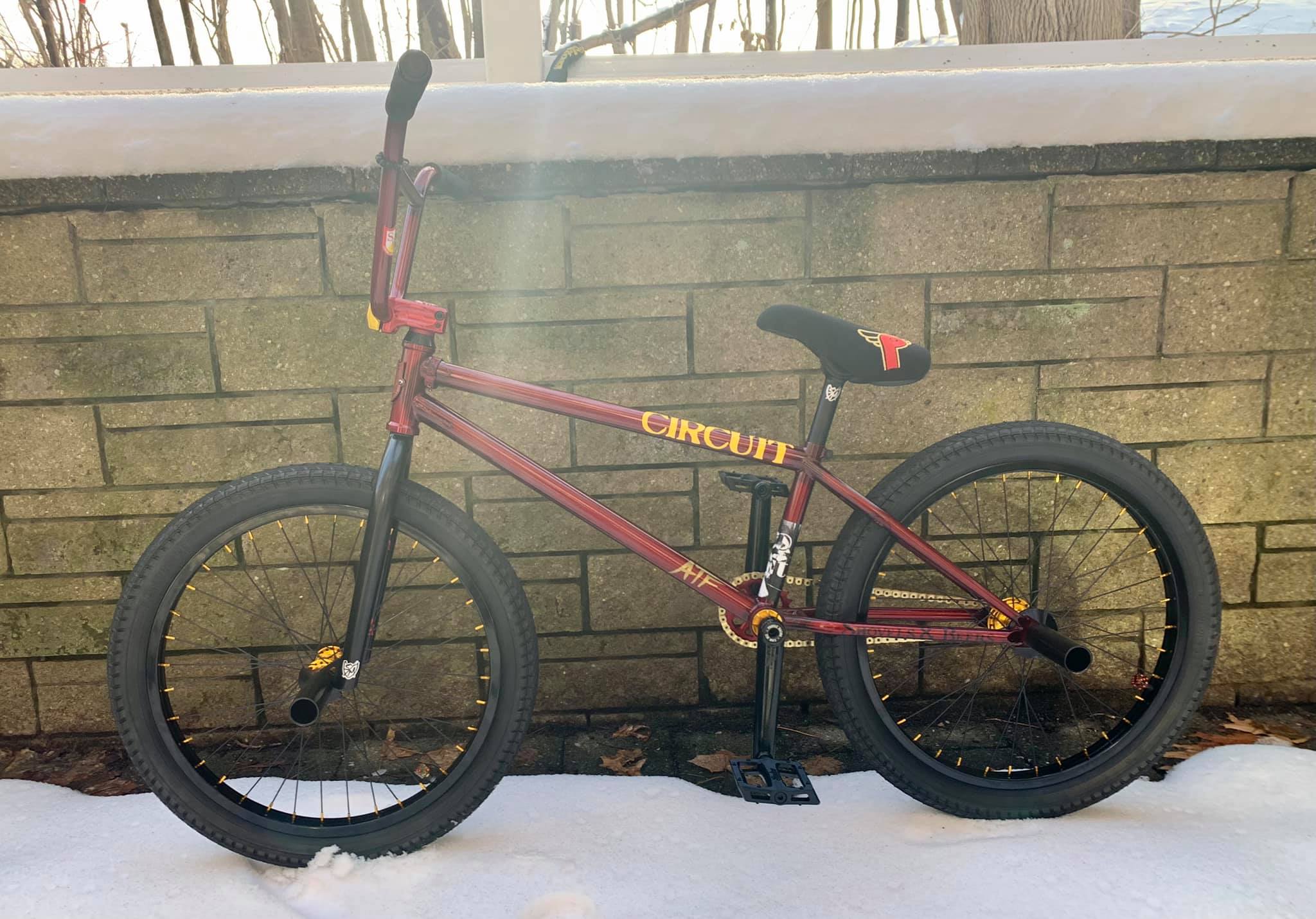 Customized BMX bike with S&M ATF 22 frame